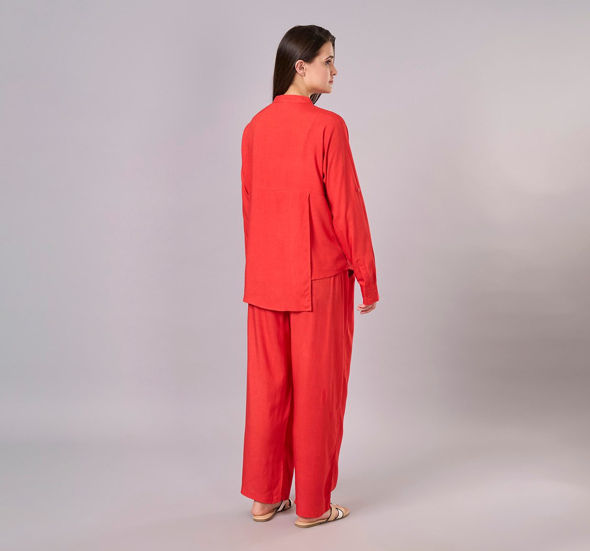 Maternity Clothing  Cord Set Solid Red