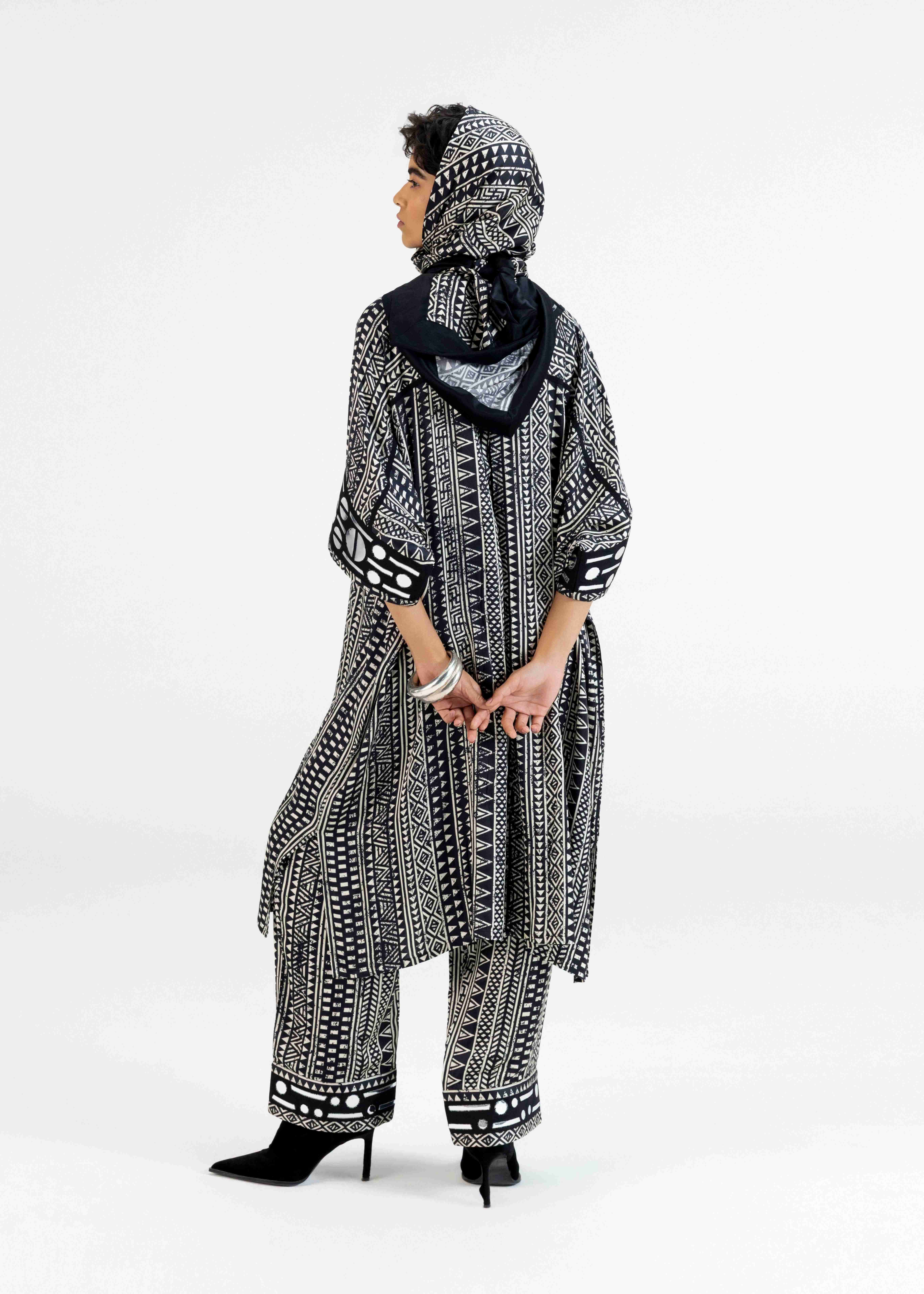 Black Kaftan Tunic