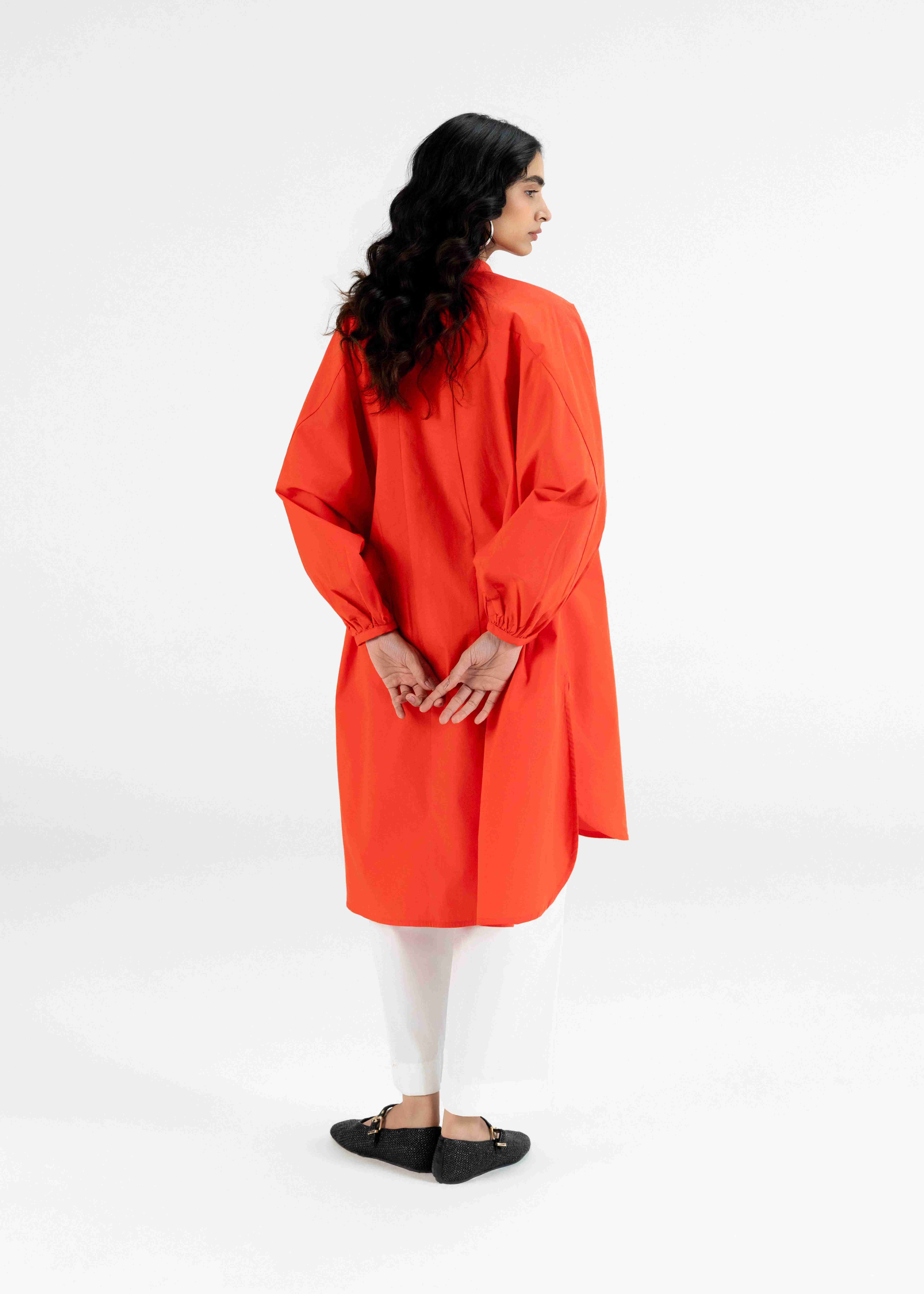 Orange Dolman Tunic