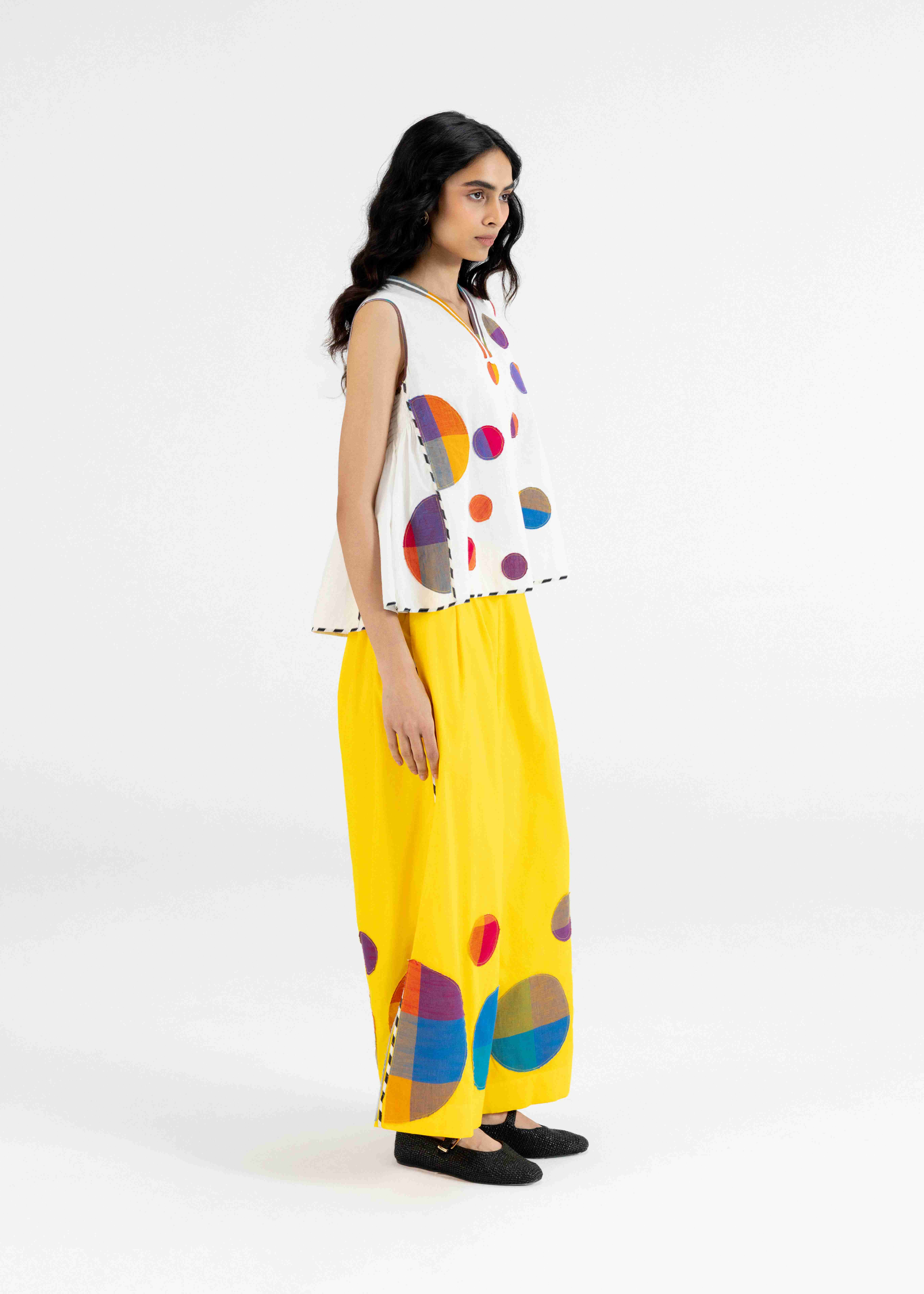 Offwhite Smock Top