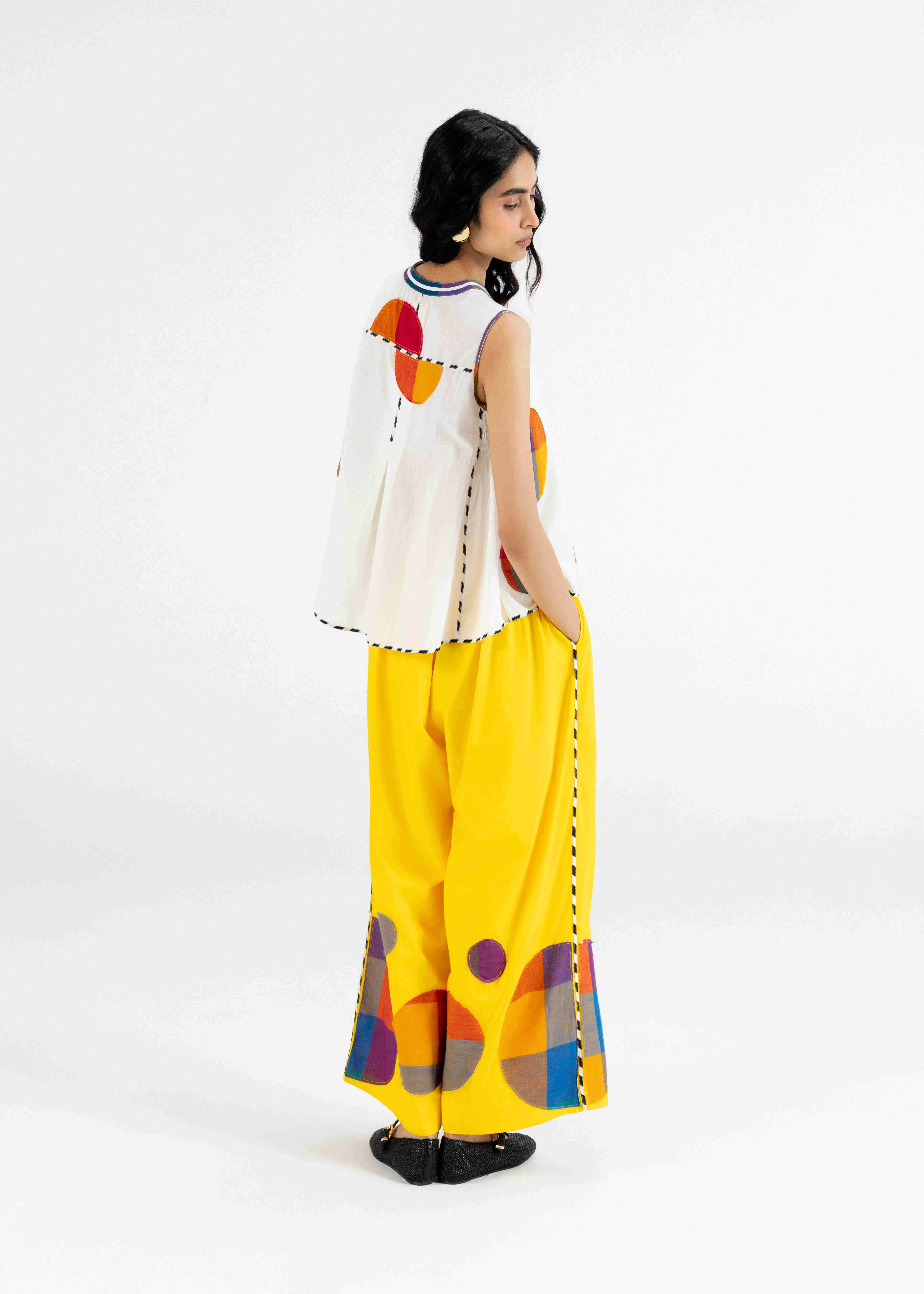 Offwhite Smock Top