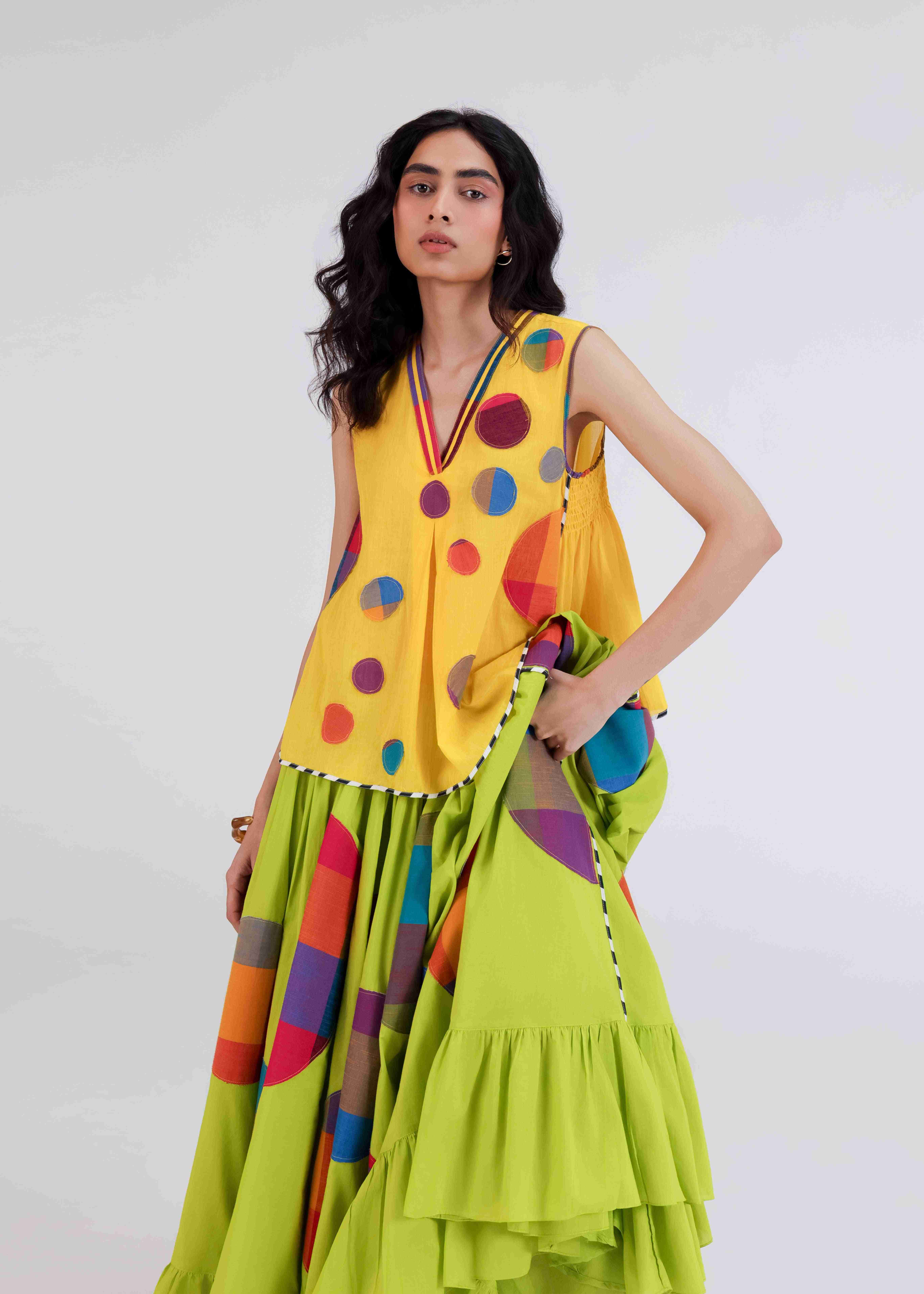 Yellow Smock Top