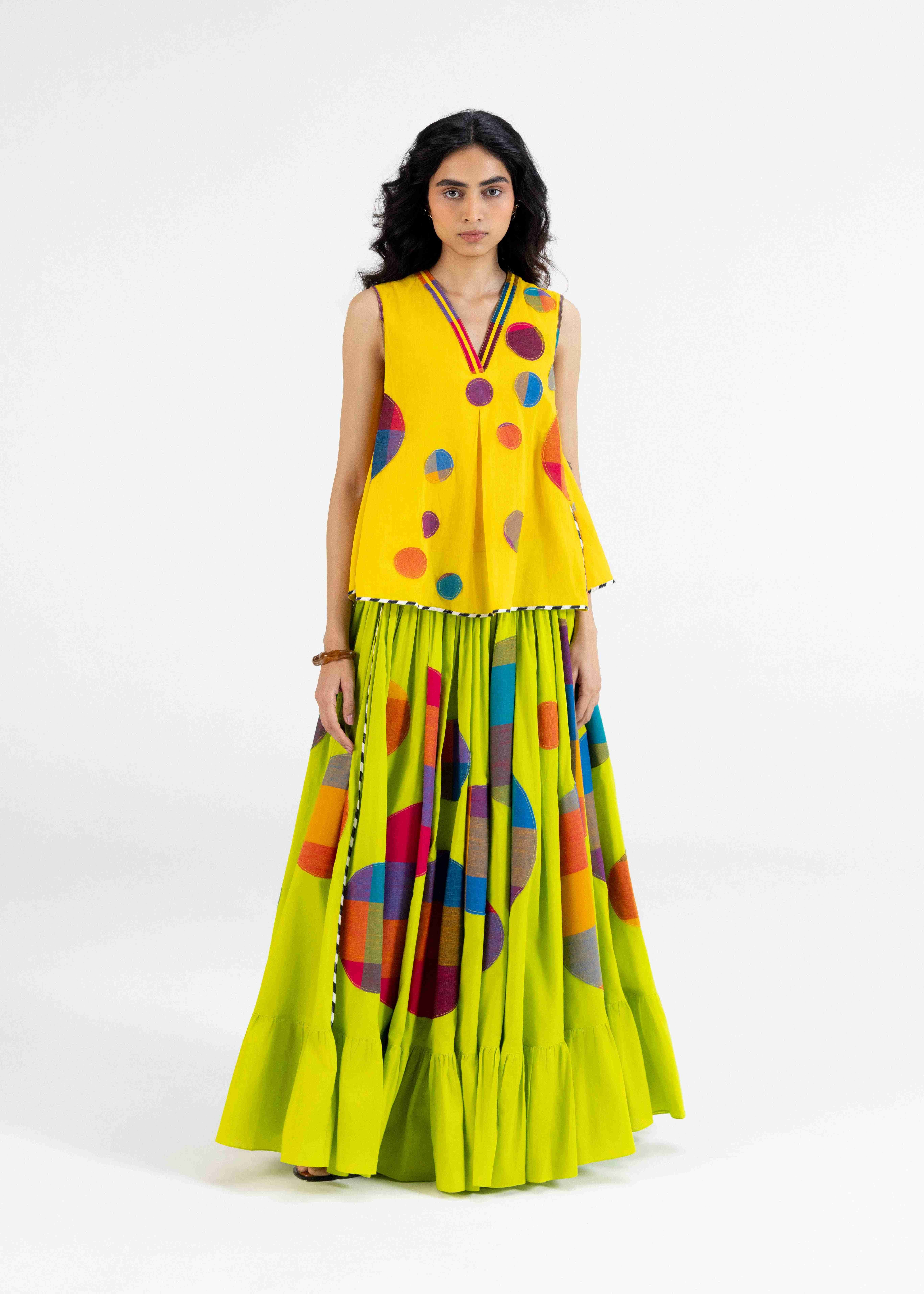 Yellow Smock Top