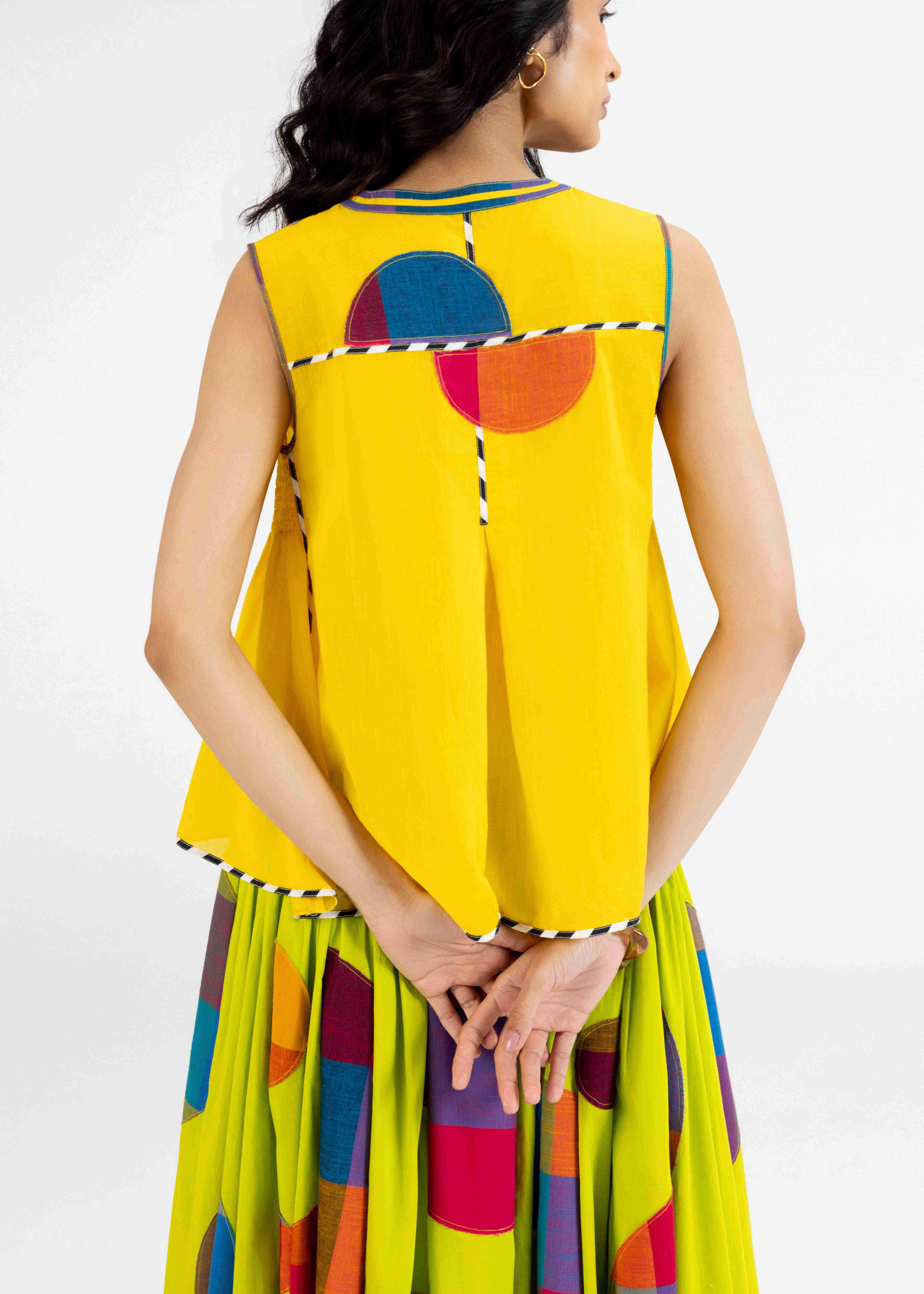 Yellow Smock Top