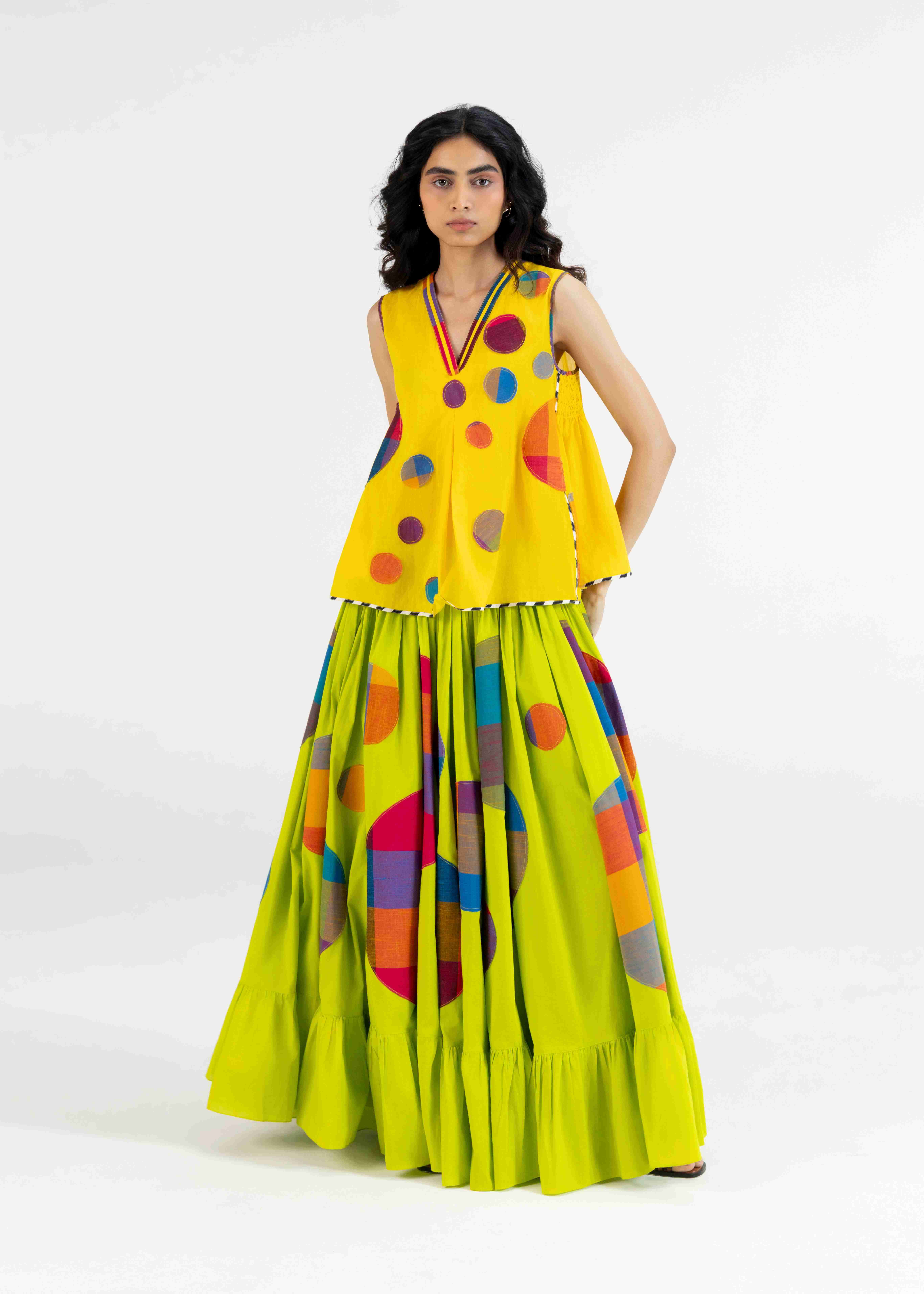Yellow Smock Top