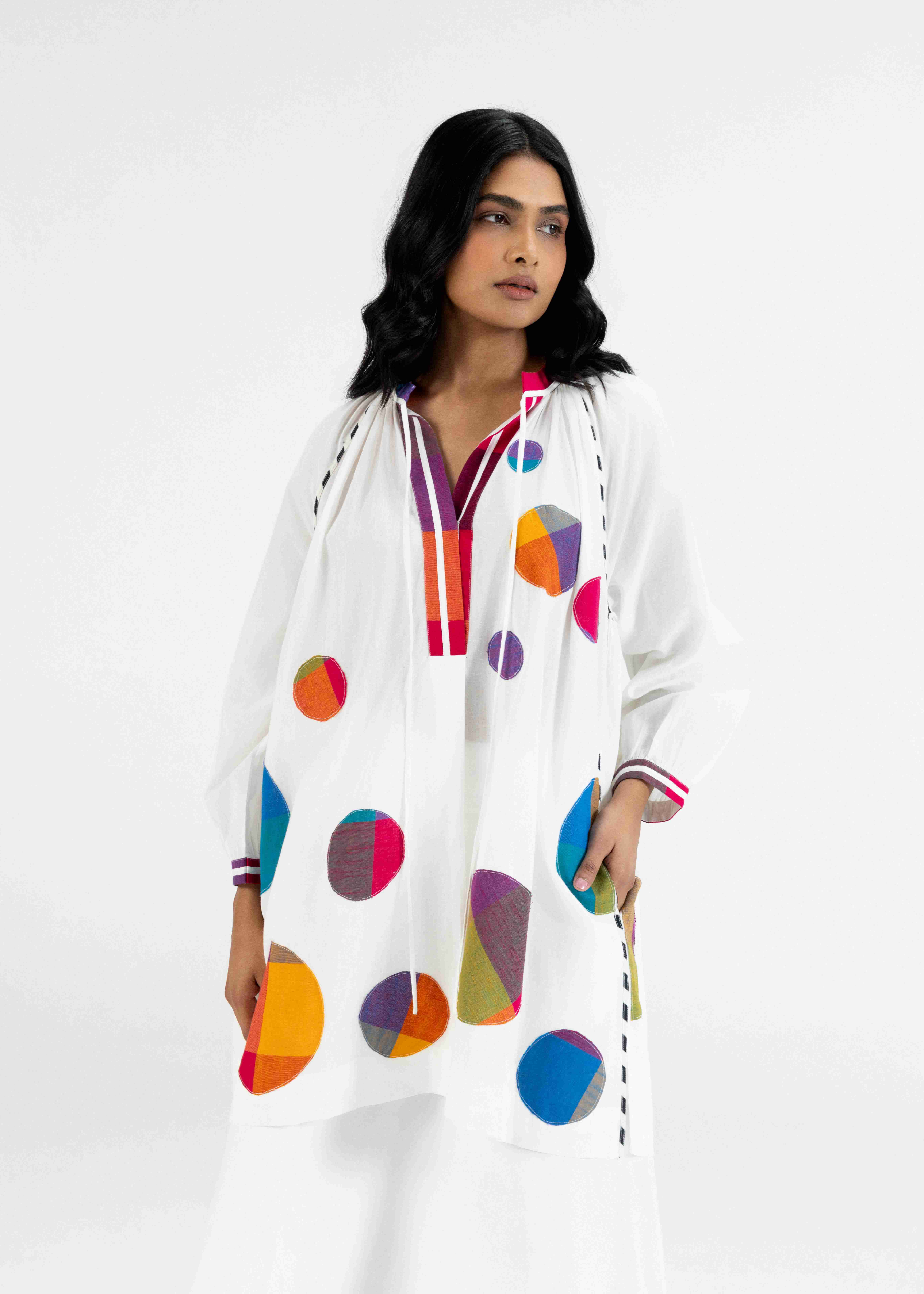 Offwhite Raglan Tunic