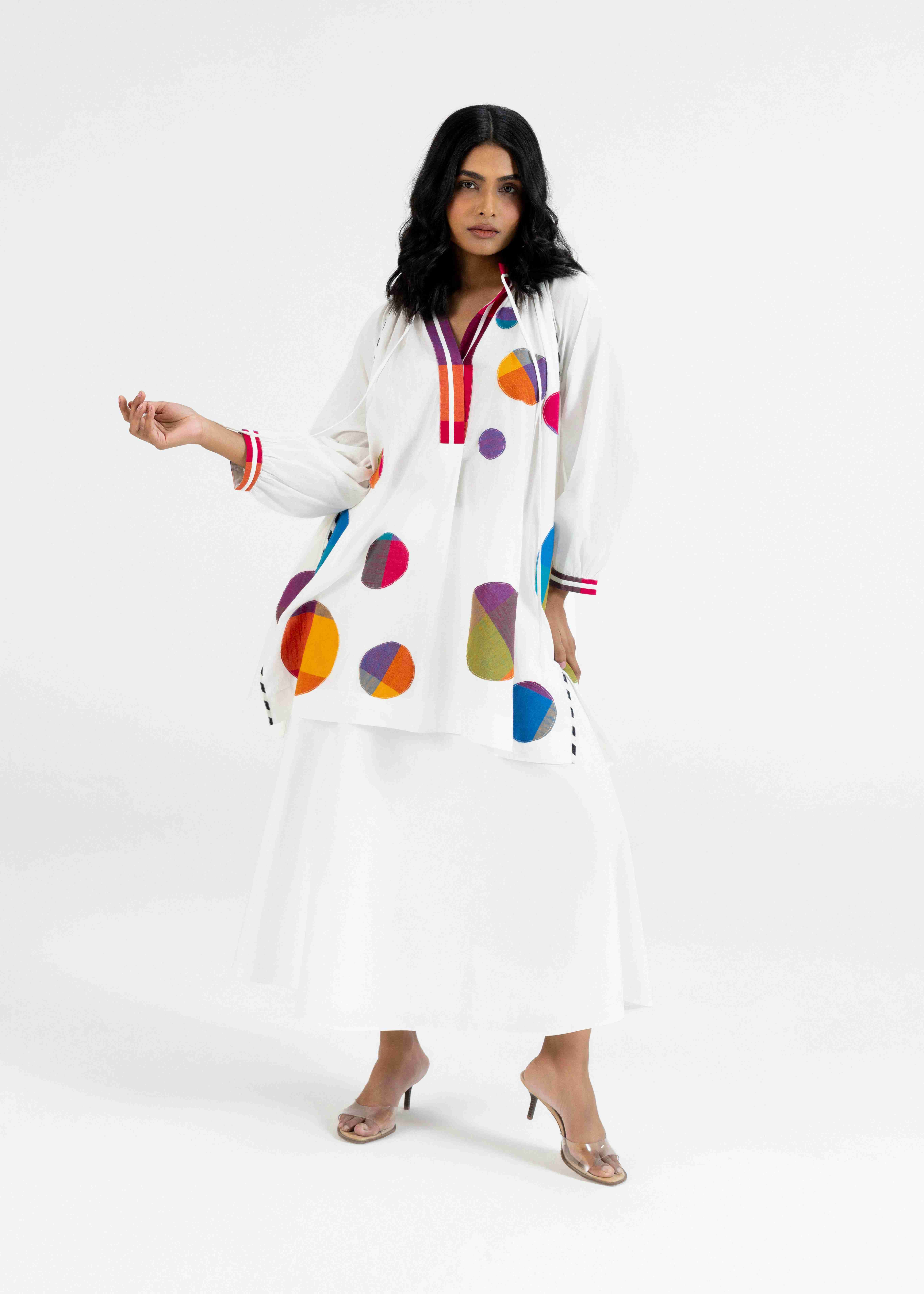 Offwhite Raglan Tunic