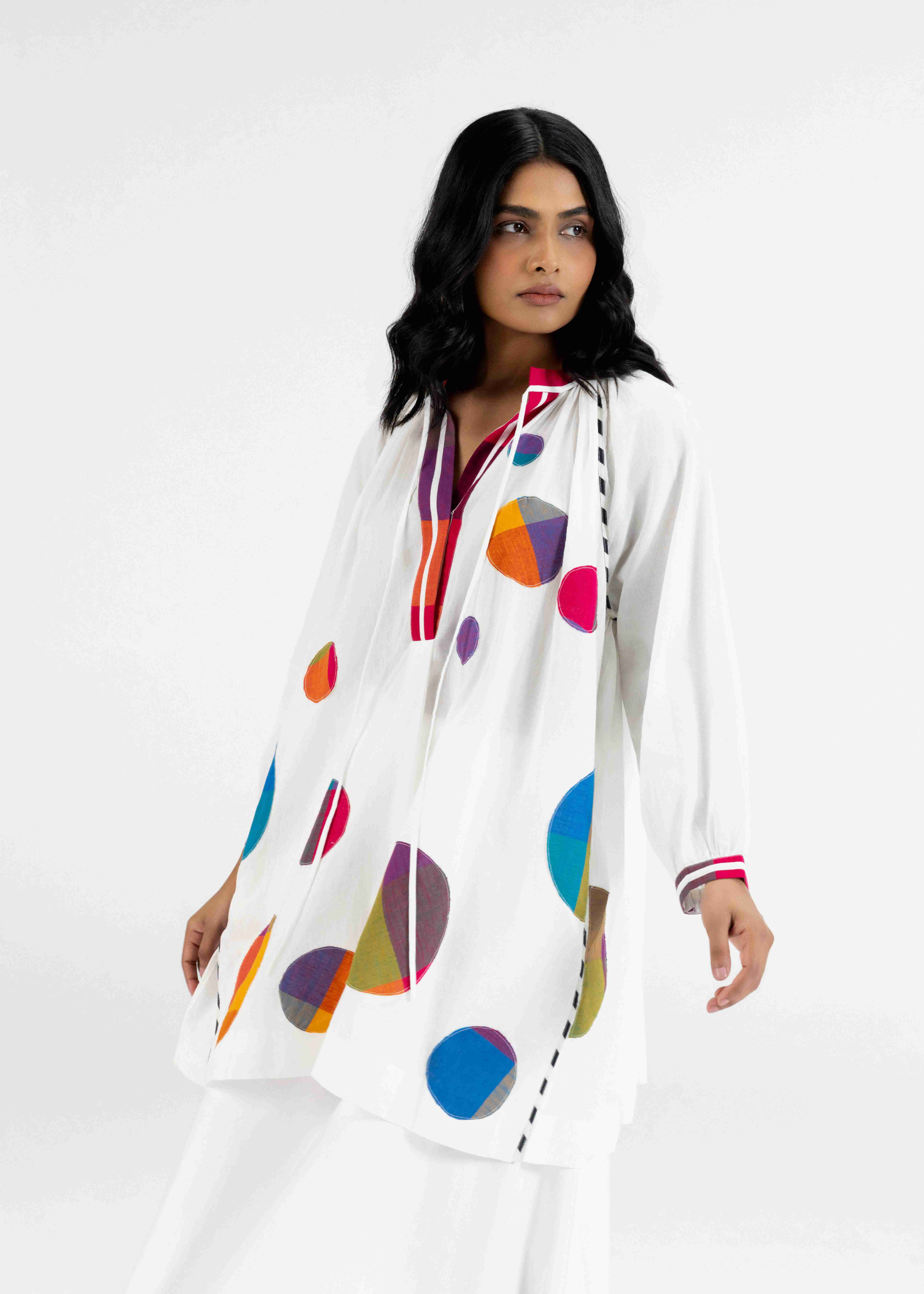 Offwhite Raglan Tunic