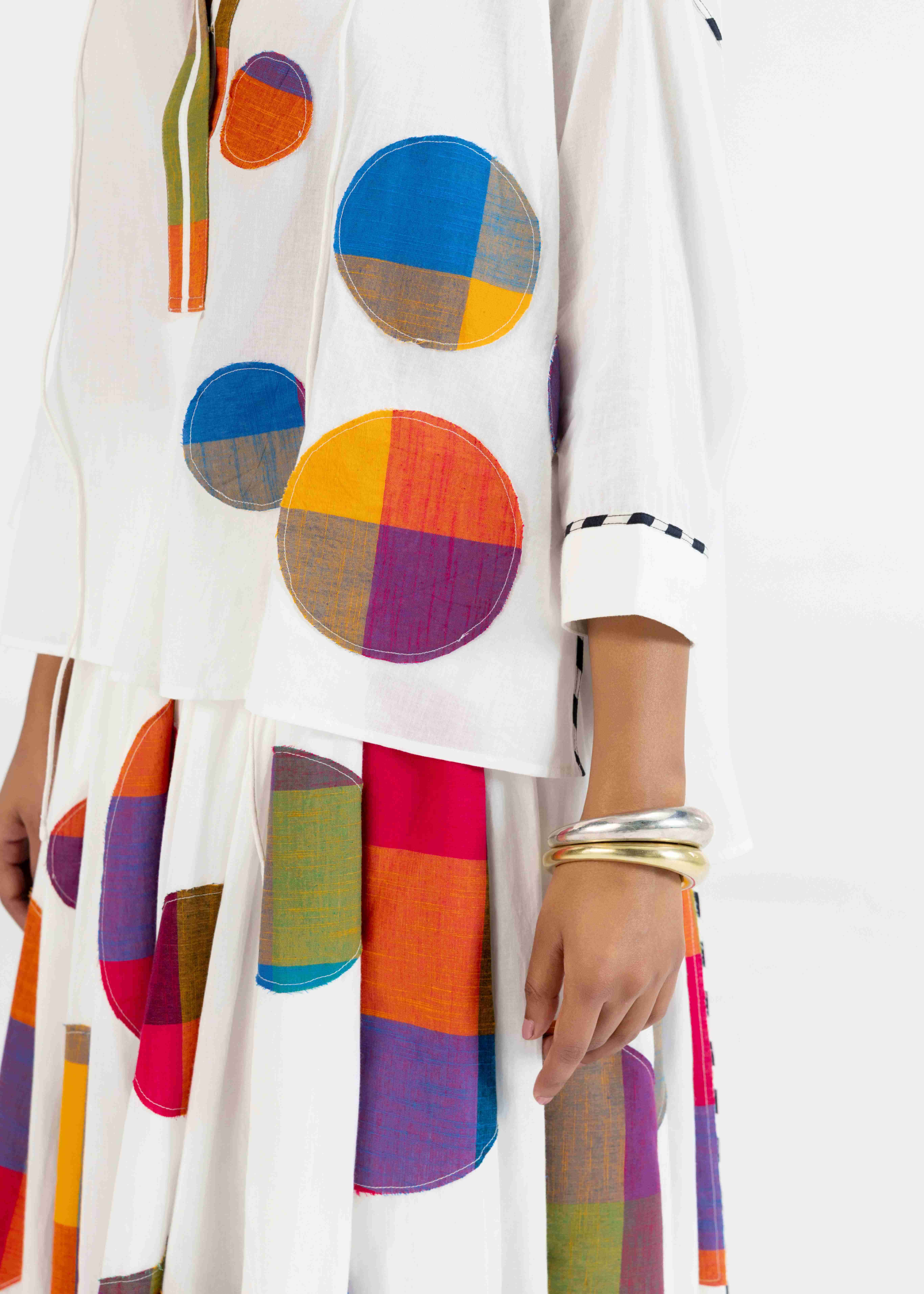 Offwhite Kaftan Top