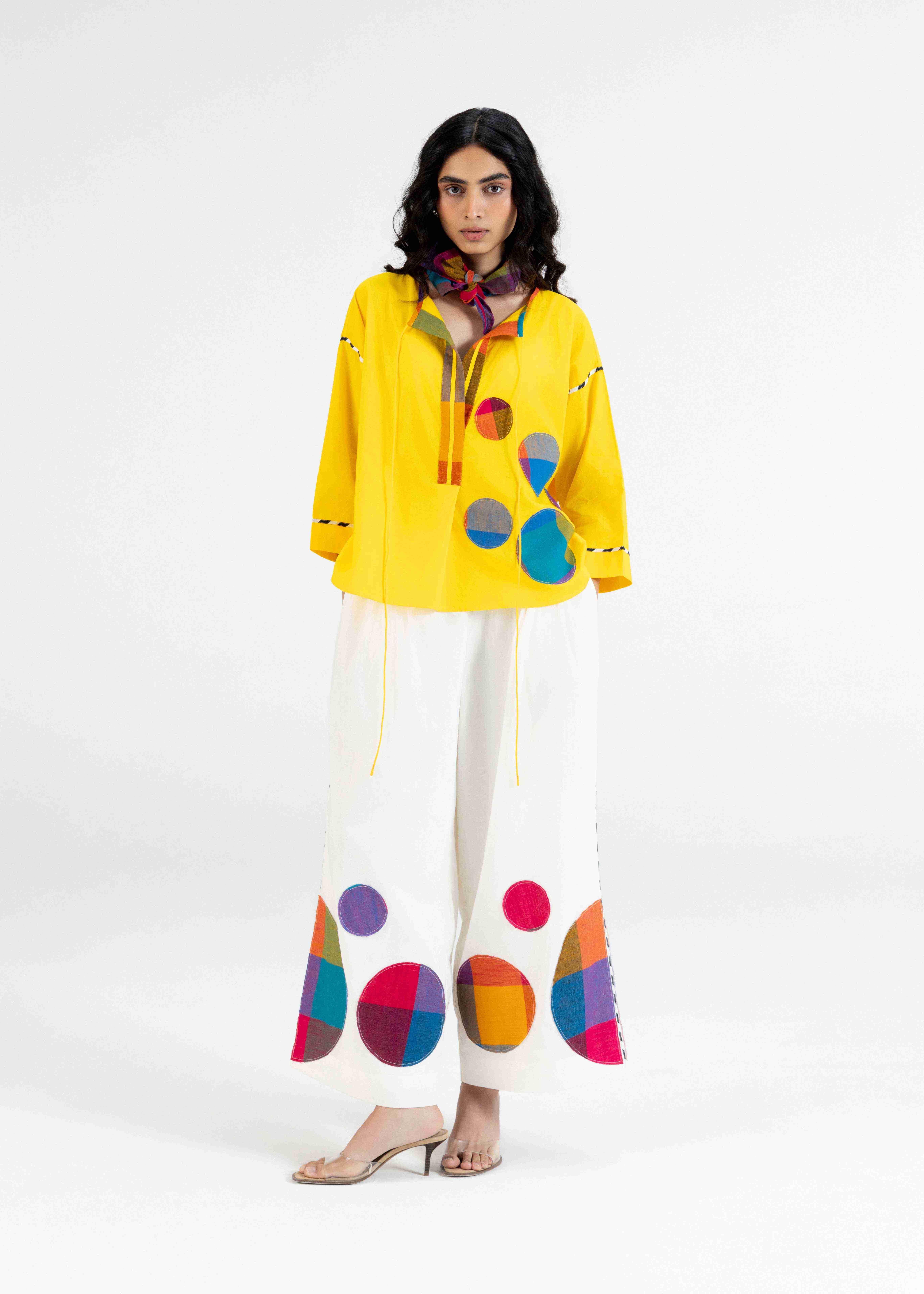 Yellow Kaftan Top