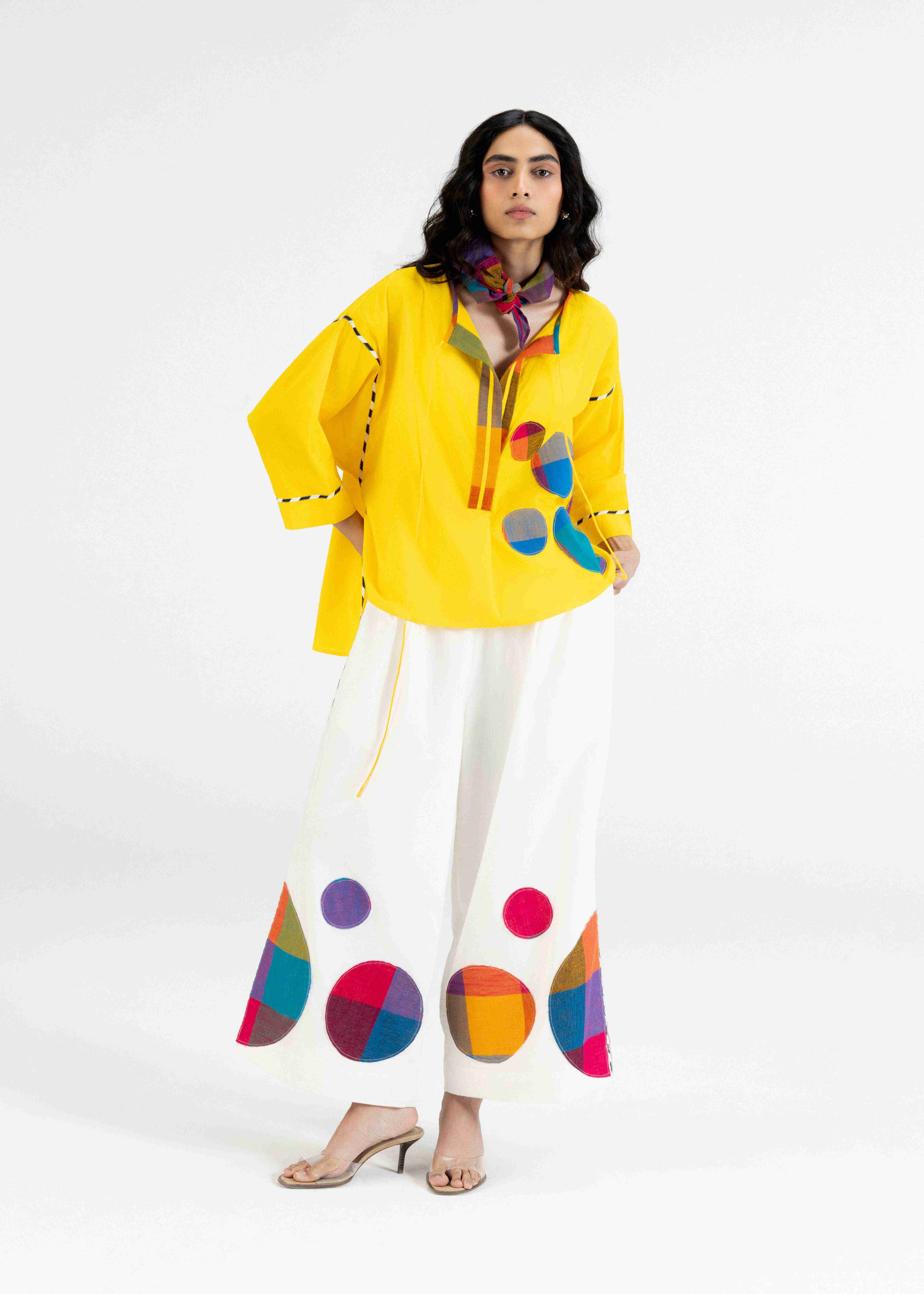 Yellow Kaftan Top