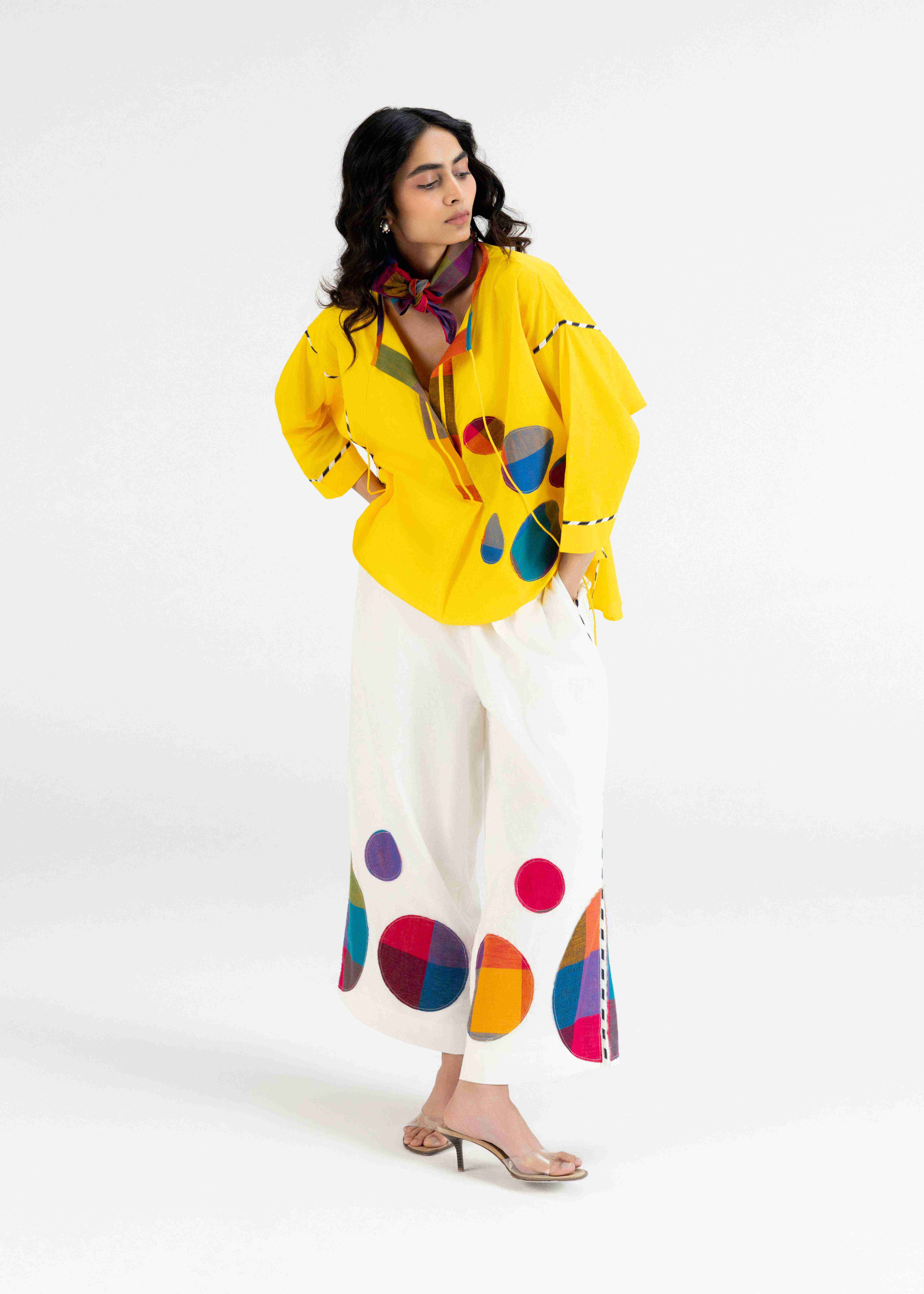 Yellow Kaftan Top