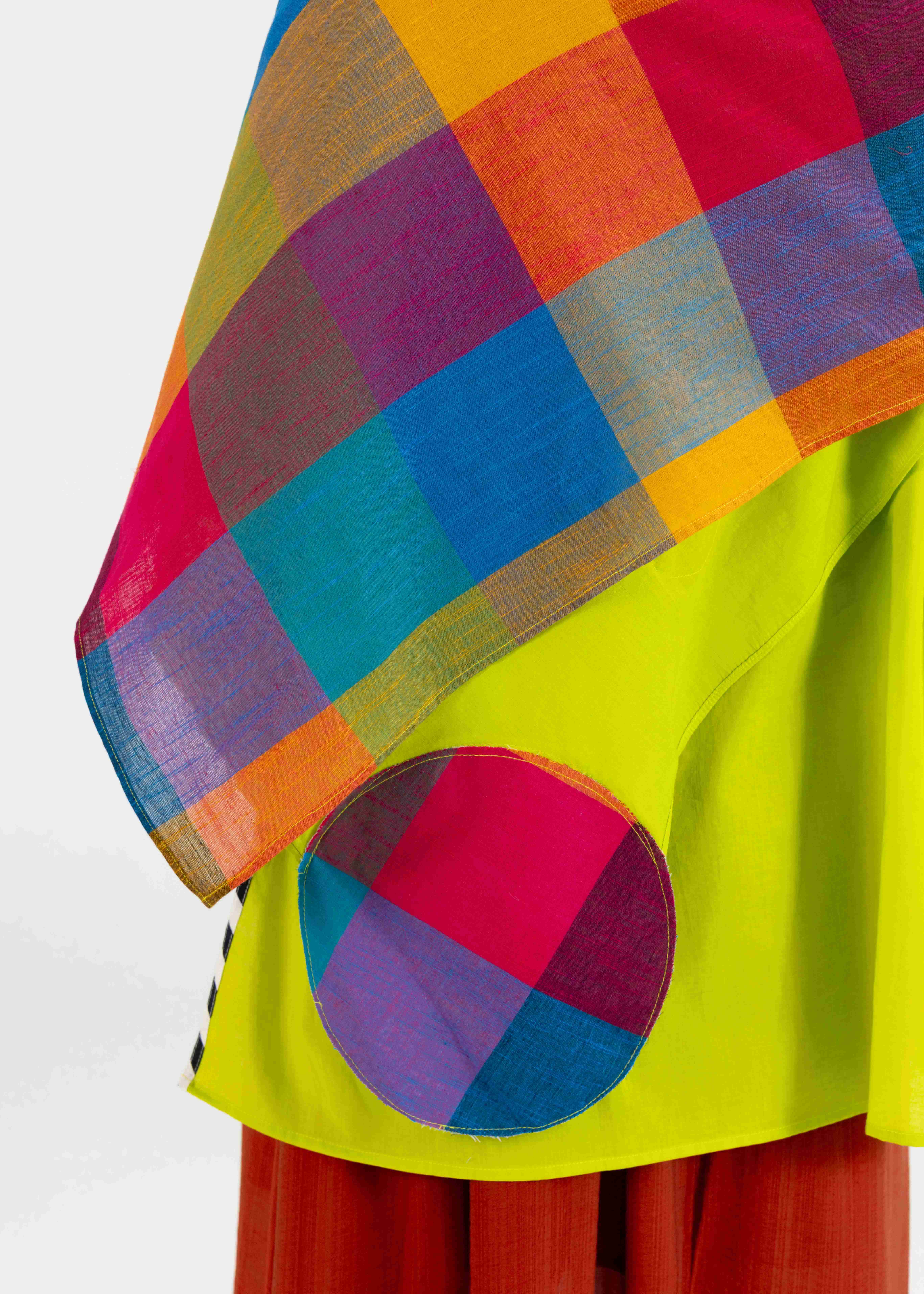 Lime Green Kaftan Top