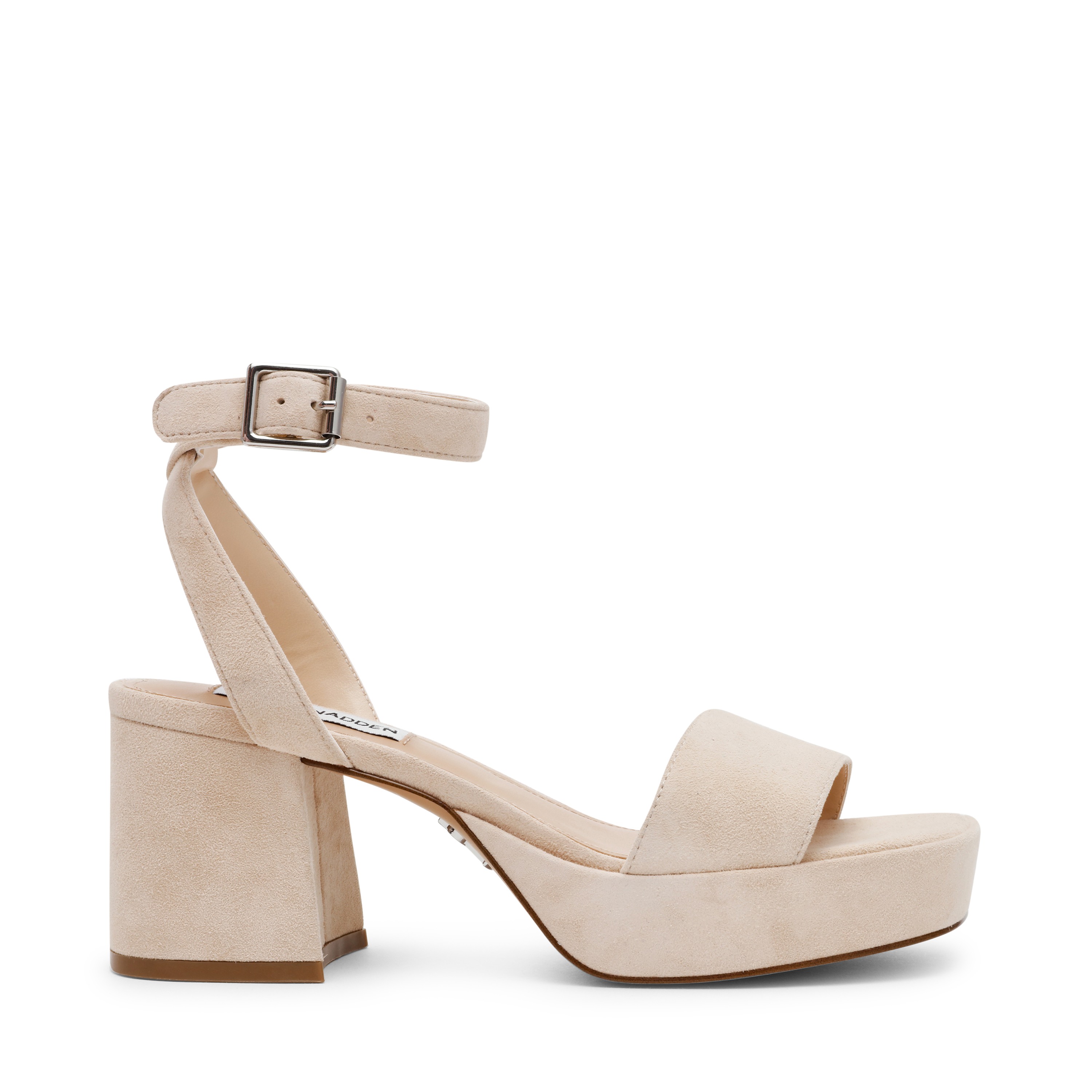 Mercerr-In Blush Suede Heel Sandals