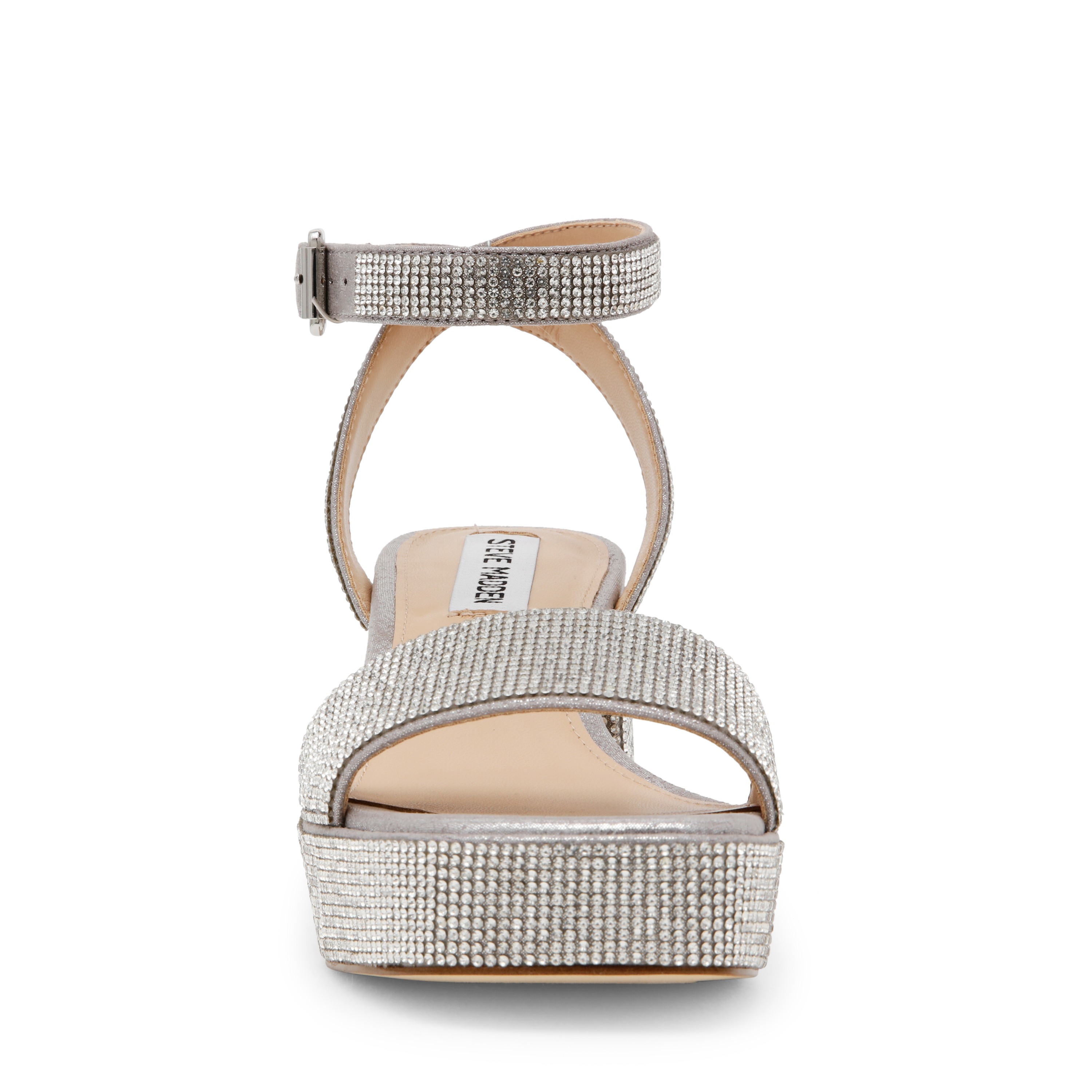 Mercerr-R-In Rhinestone Heel Sandals