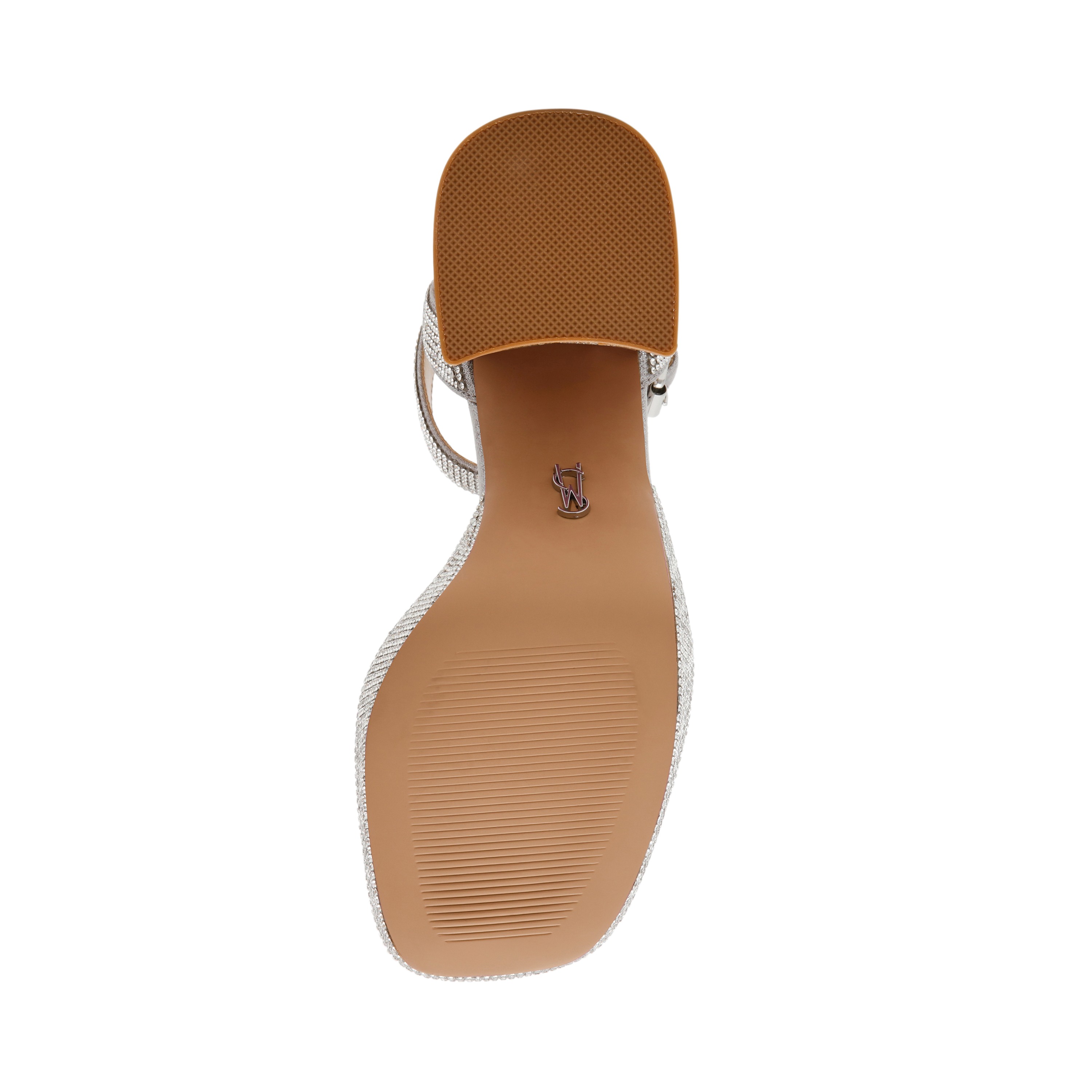 Mercerr-R-In Rhinestone Heel Sandals