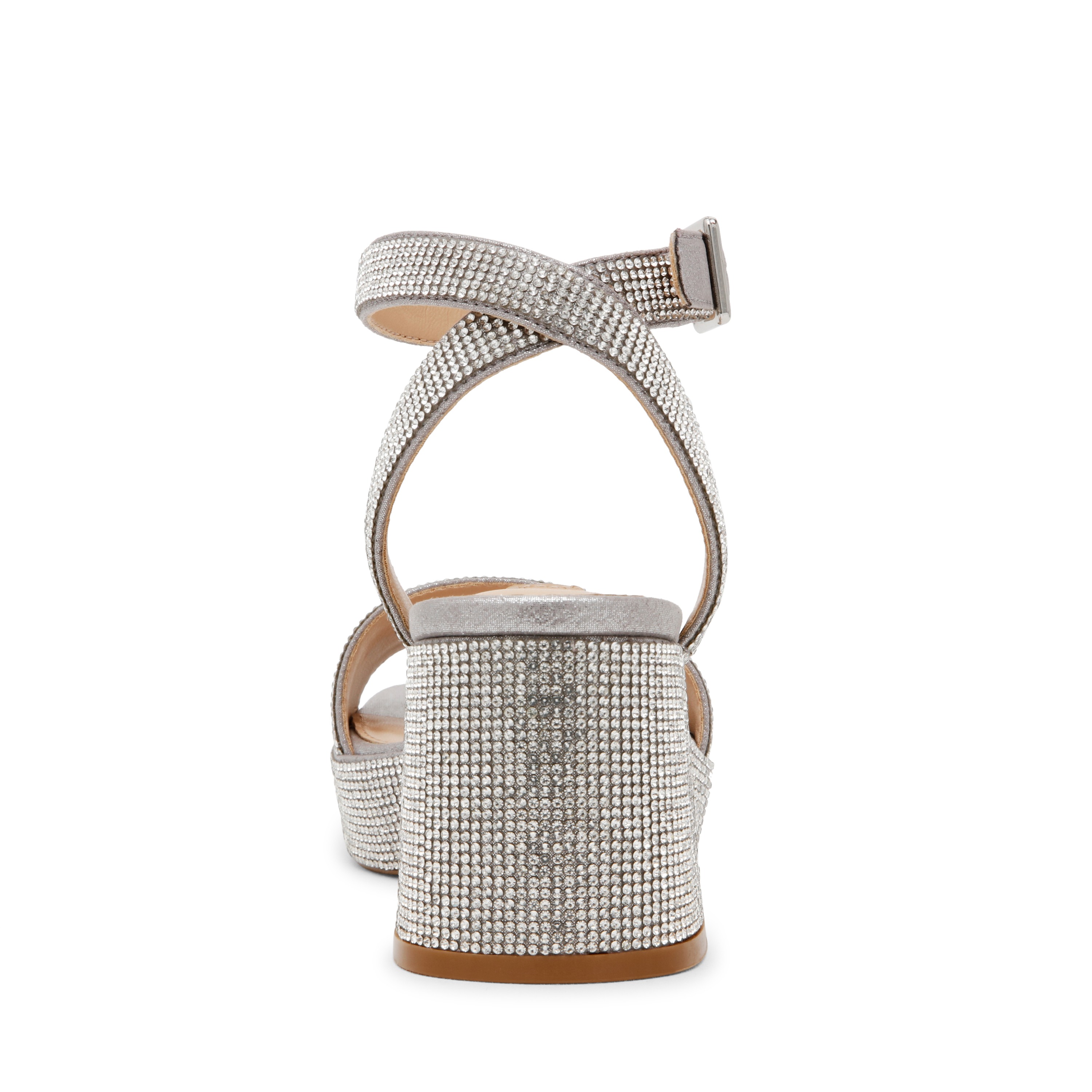 Mercerr-R-In Rhinestone Heel Sandals