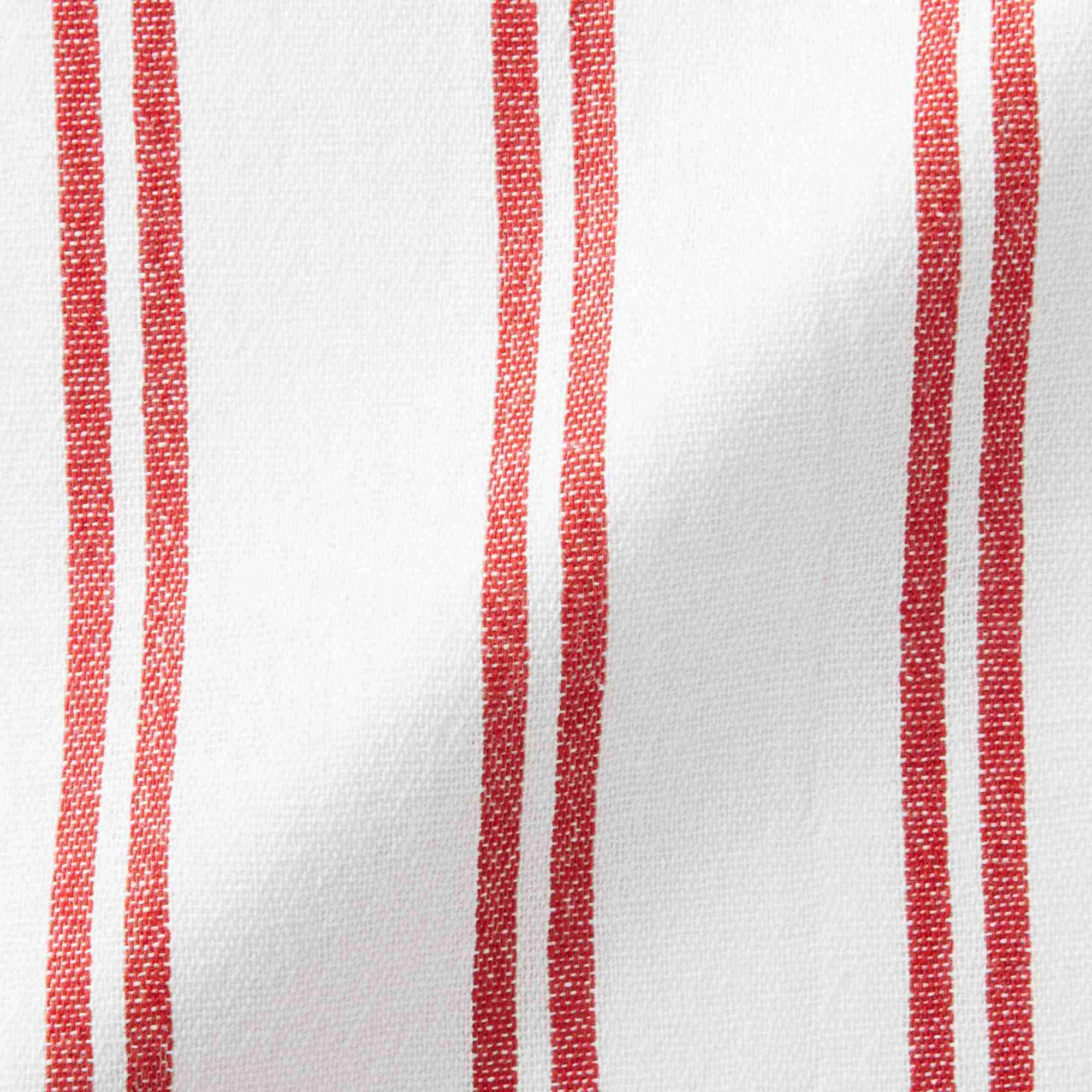 Indian cotton Yarn-dyed kitchen cloth Set of 6 / Red