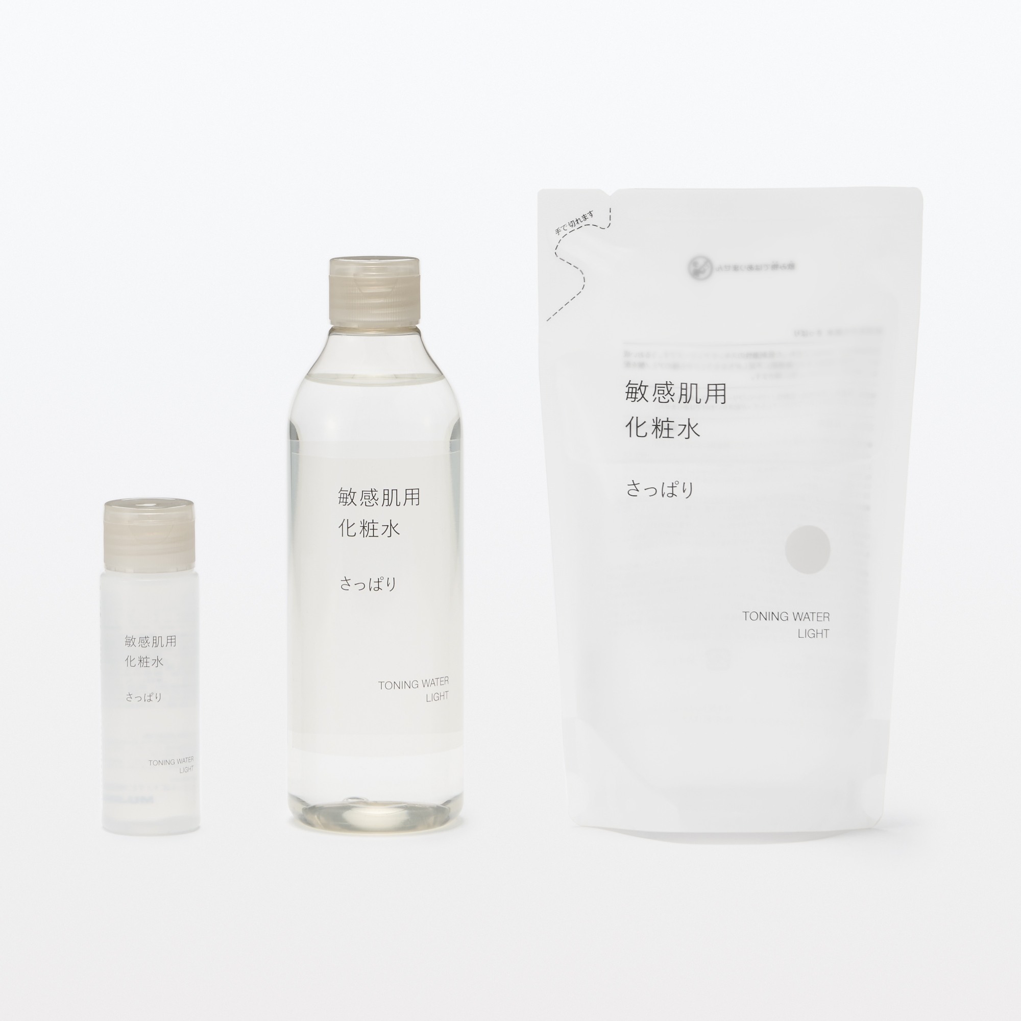 SENSITIVE SKIN TONING WATER LIGHT (REFILL)
