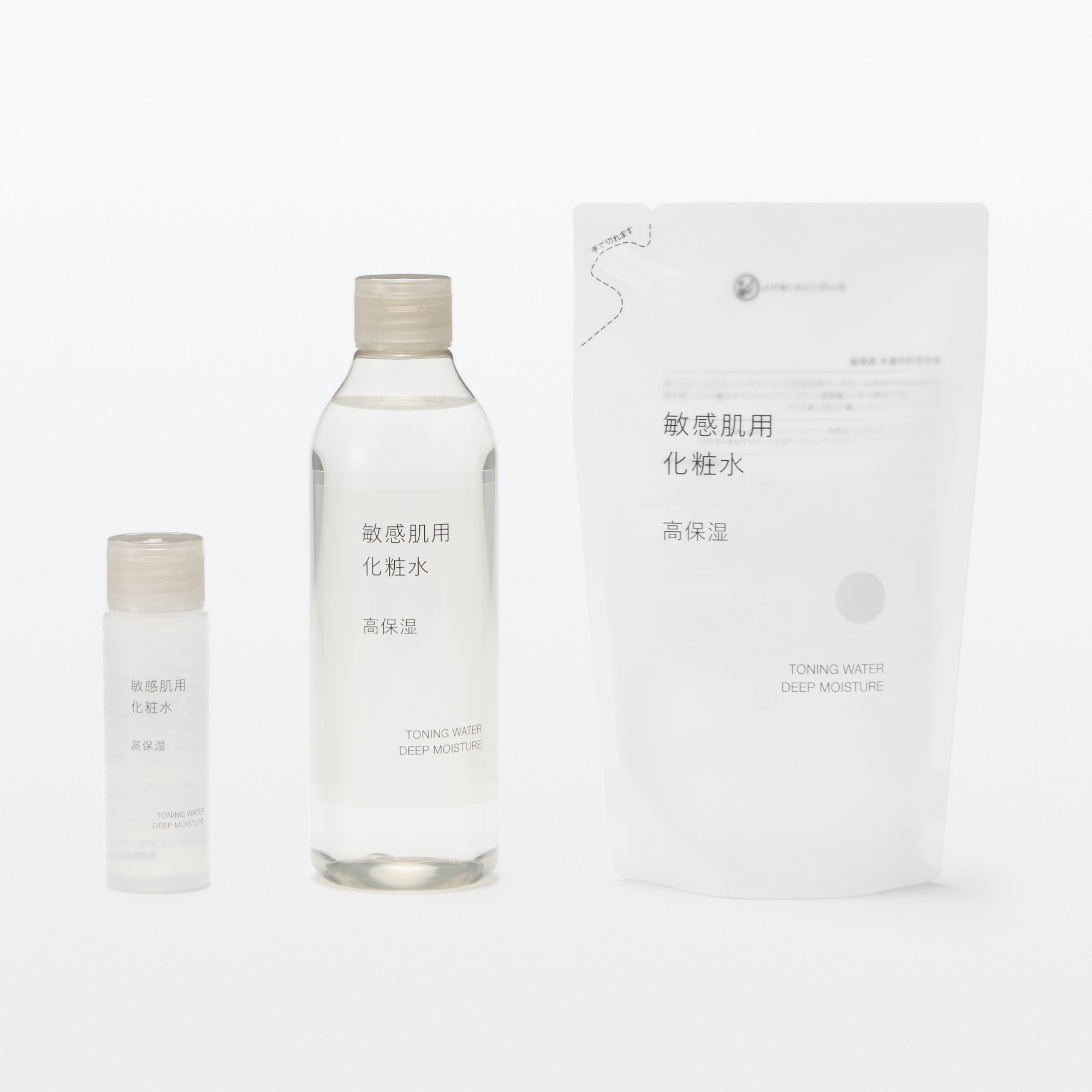 SENSITIVE SKIN TONING WATER DEEP MOISTURE (REFILL)