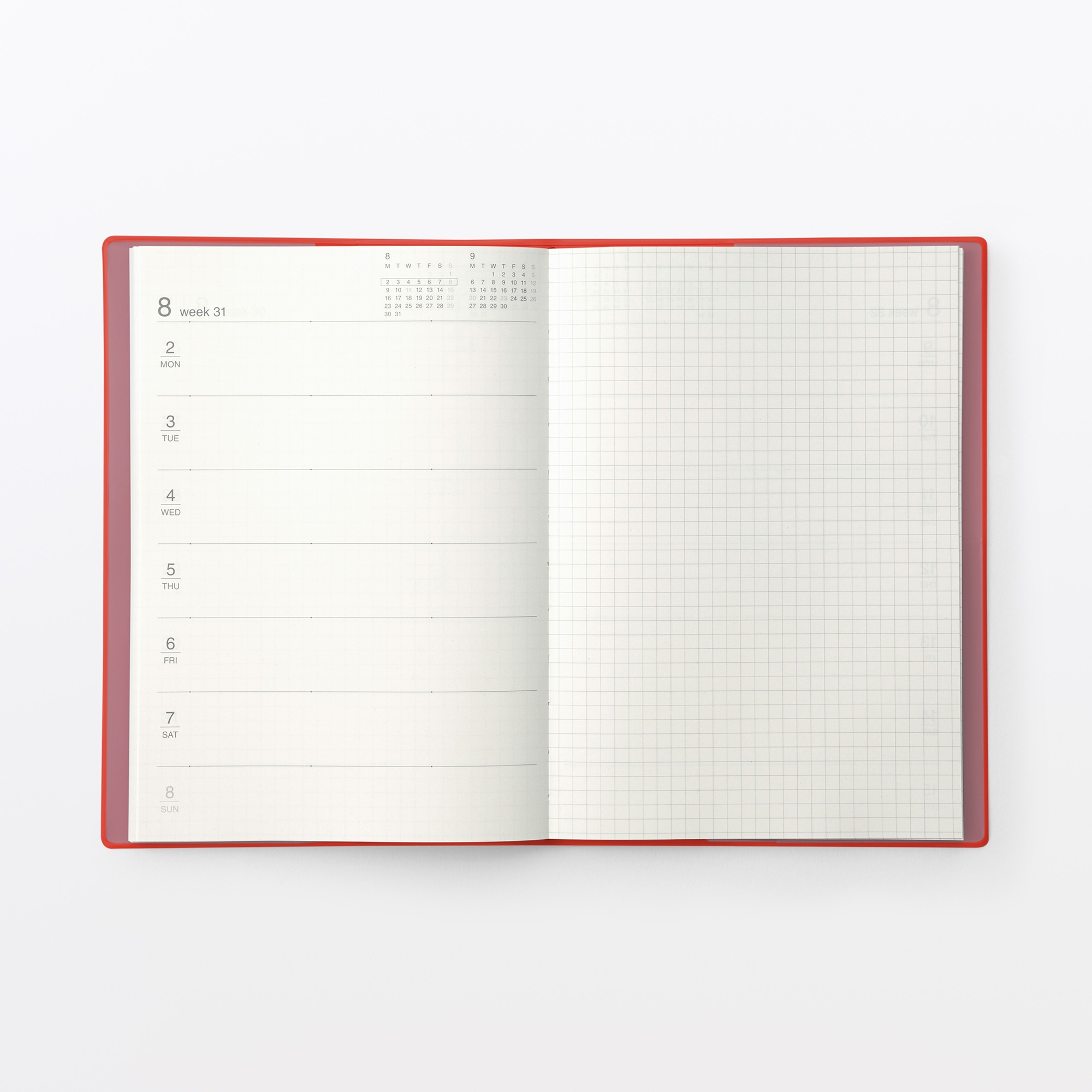 Monday start Monthly/Weekly planner / From Dec. 2026