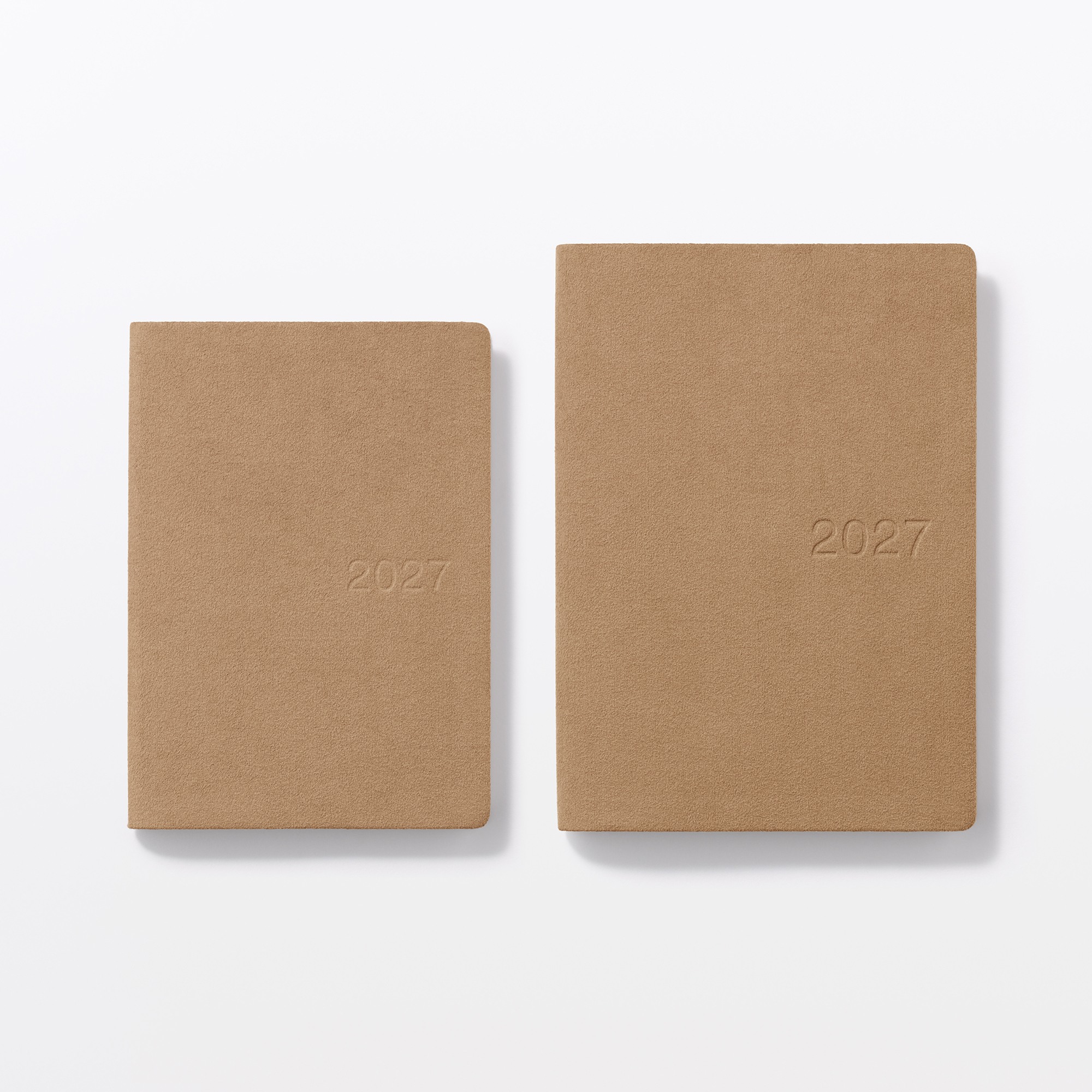 Faux suede Monday start Month/Weekly planner From Dec. 2026