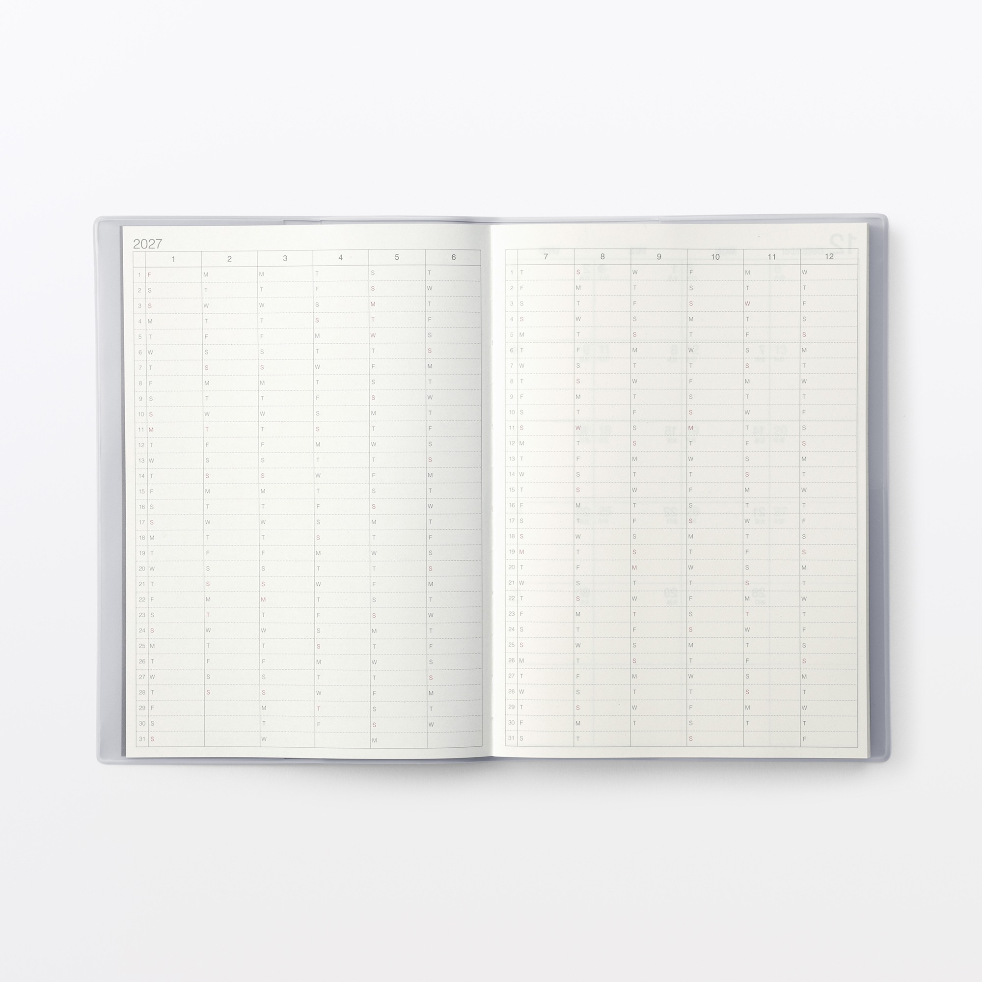Monday start Monthly planner / From Dec. 2026