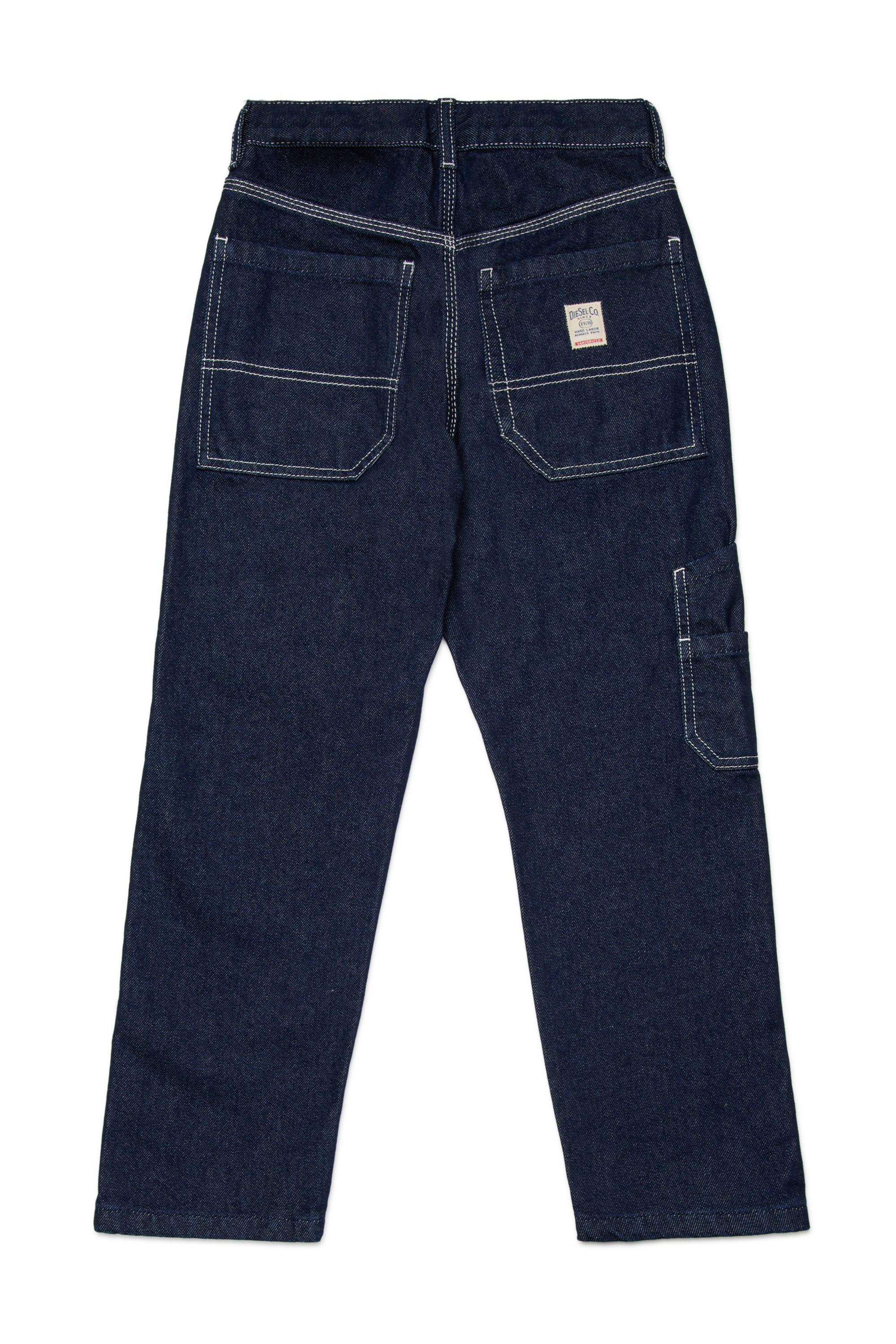 Dark Blue Regular Fit Regular jeans-D-Berr