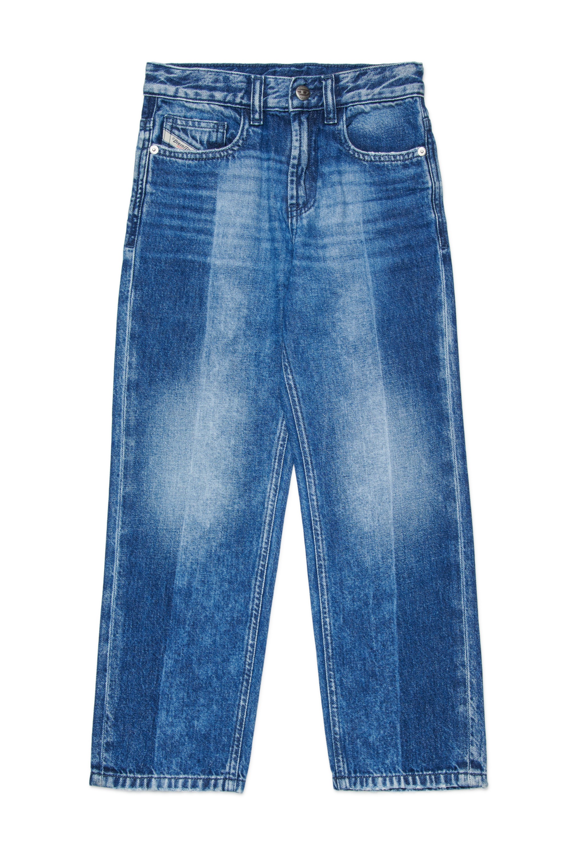 Blue Relaxed Fit Relaxed jeans-D-Maki