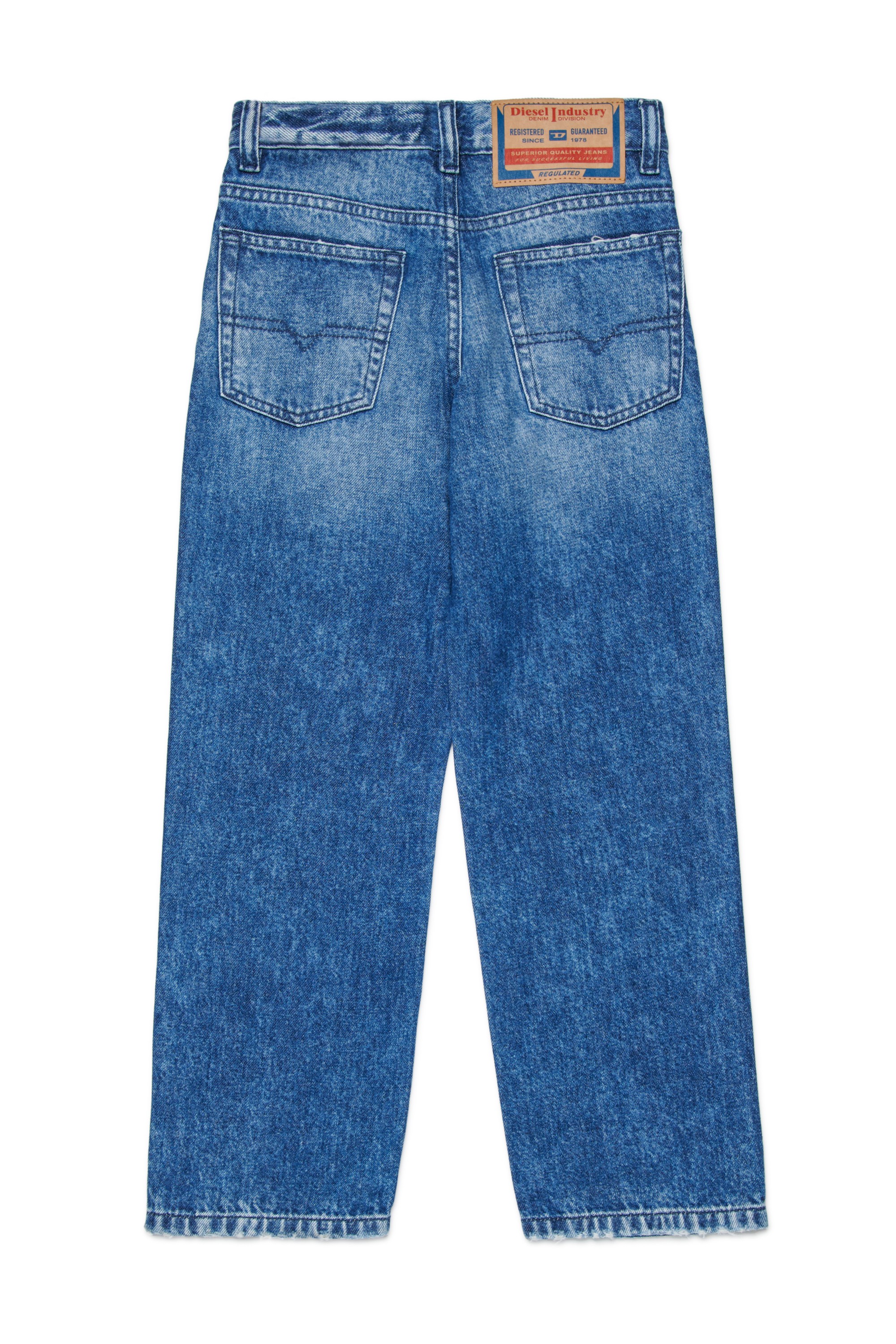 Blue Relaxed Fit Relaxed jeans-D-Maki