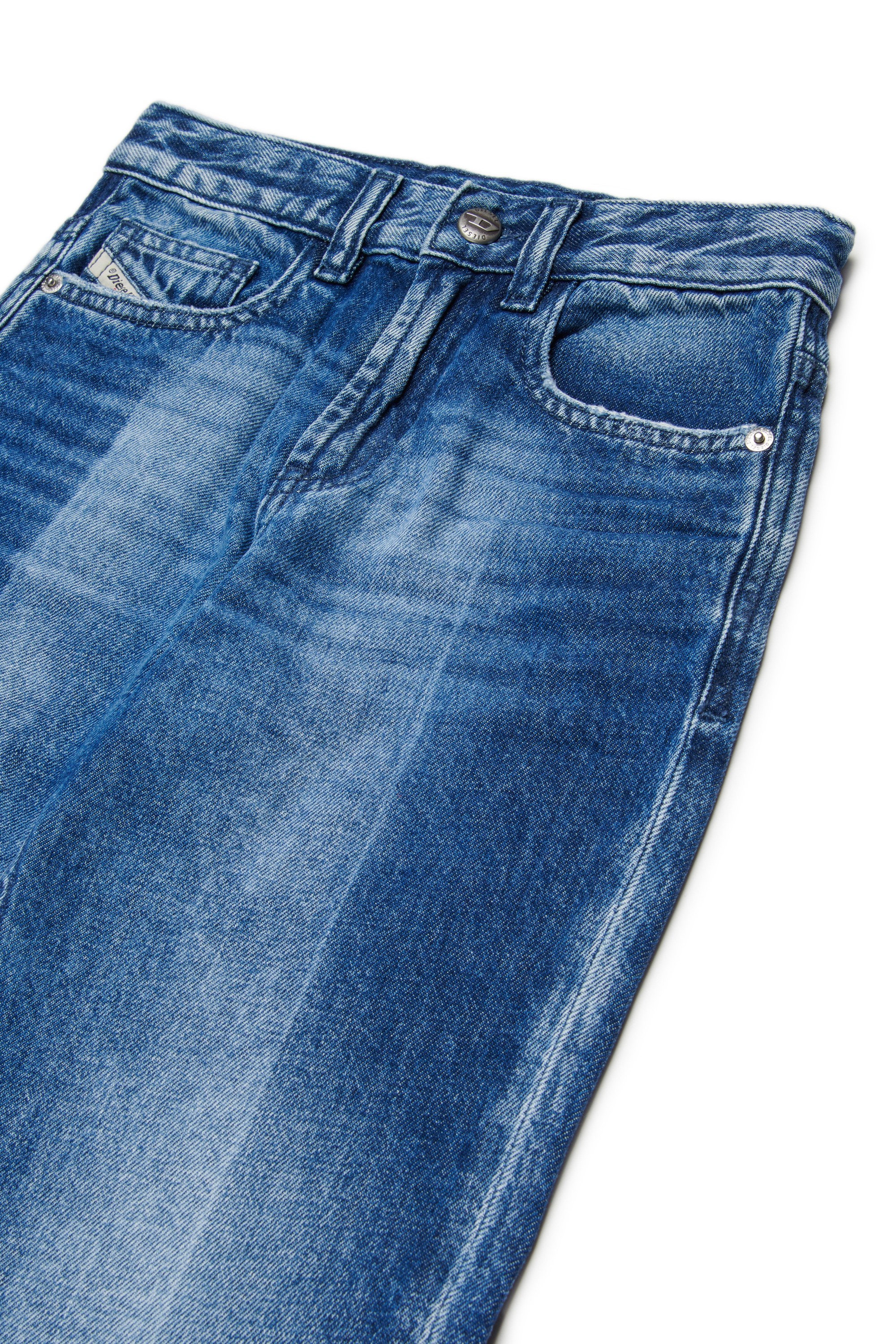 Blue Relaxed Fit Relaxed jeans-D-Maki