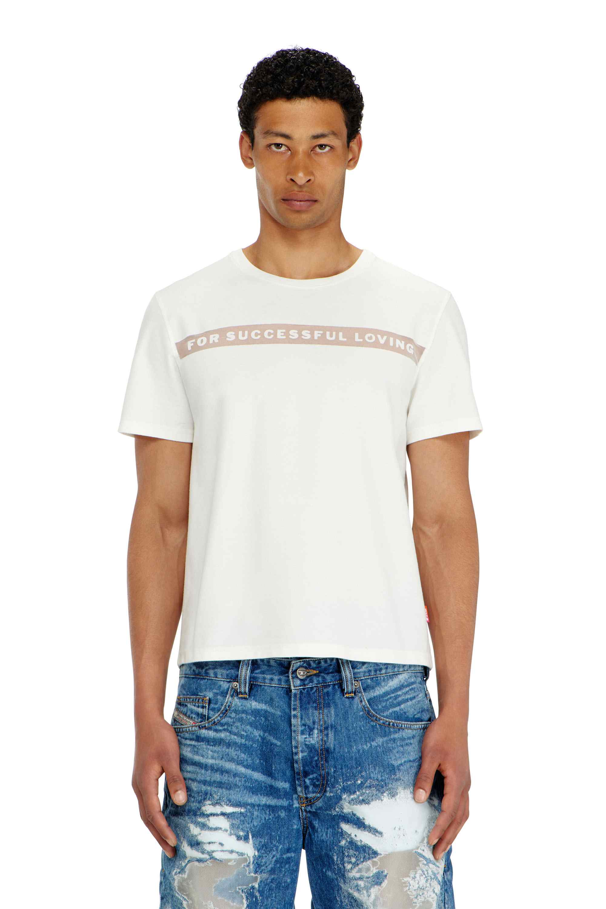 White T-shirt with For Successful Loving logo