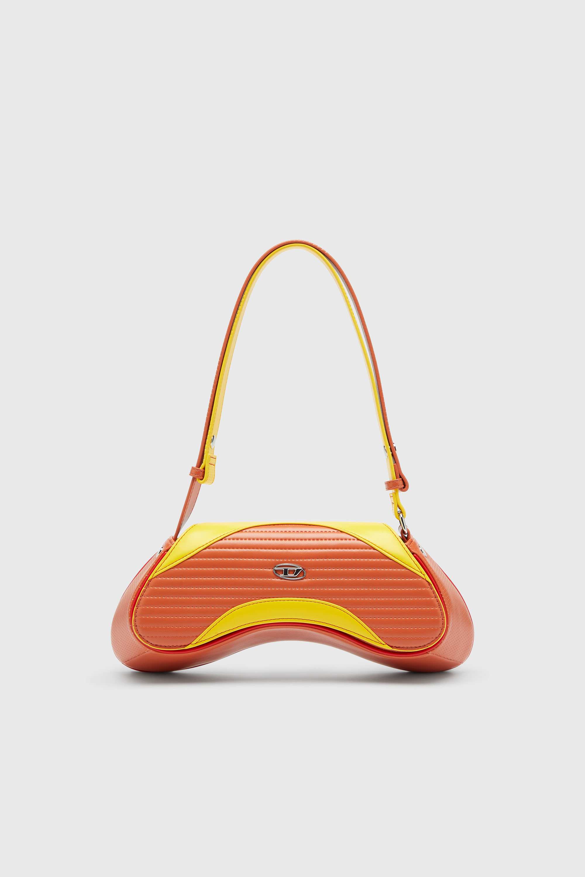 Multicolor Play - Crossbody bag in quilted perforated PU