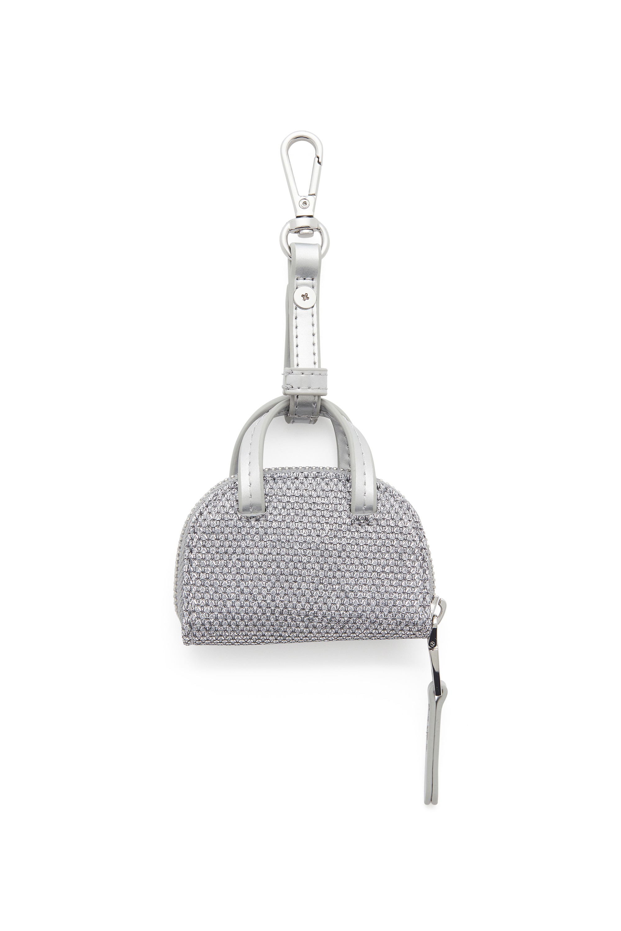 Silver 1DR Dome - Charm in Lurex fabric