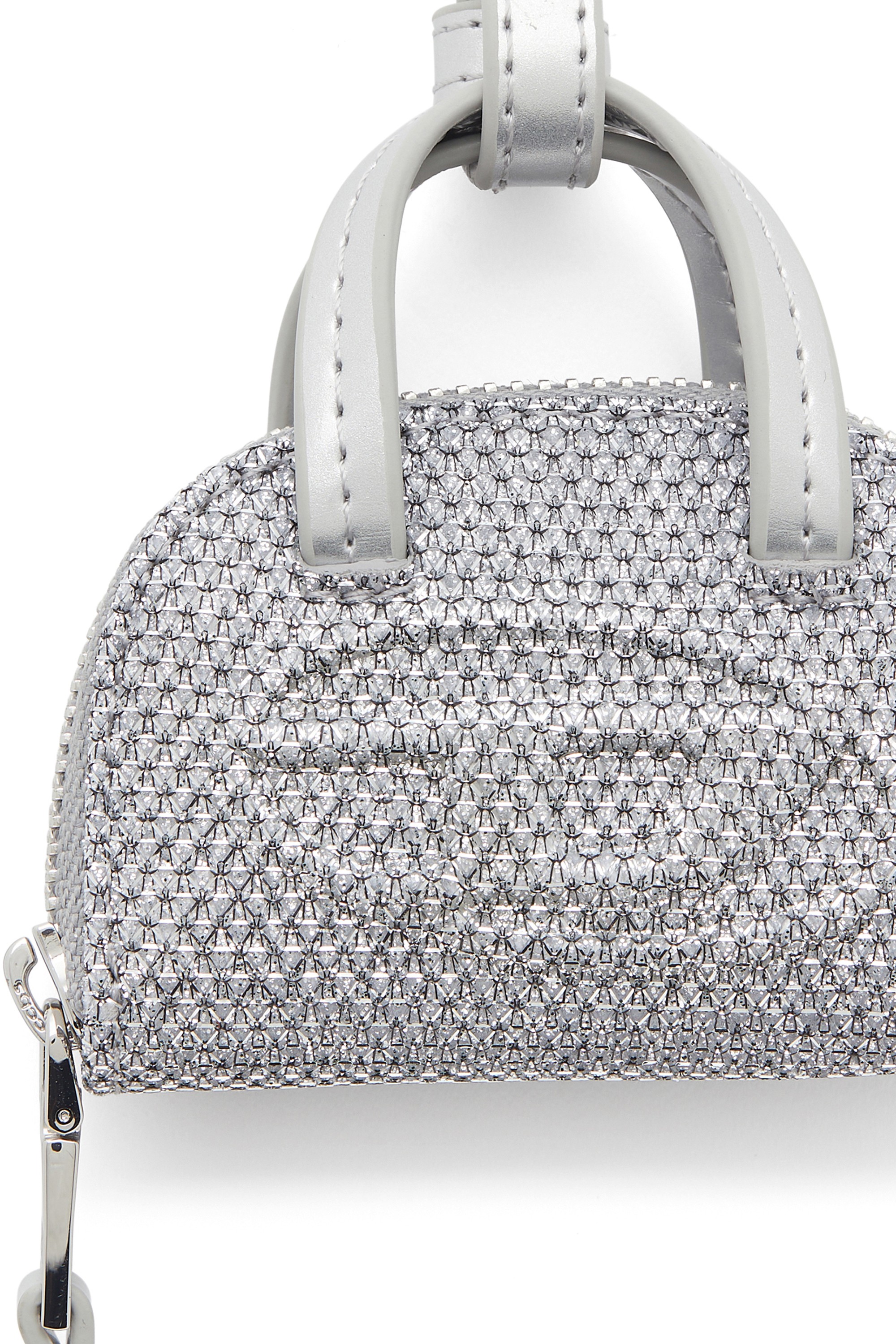 Silver 1DR Dome - Charm in Lurex fabric