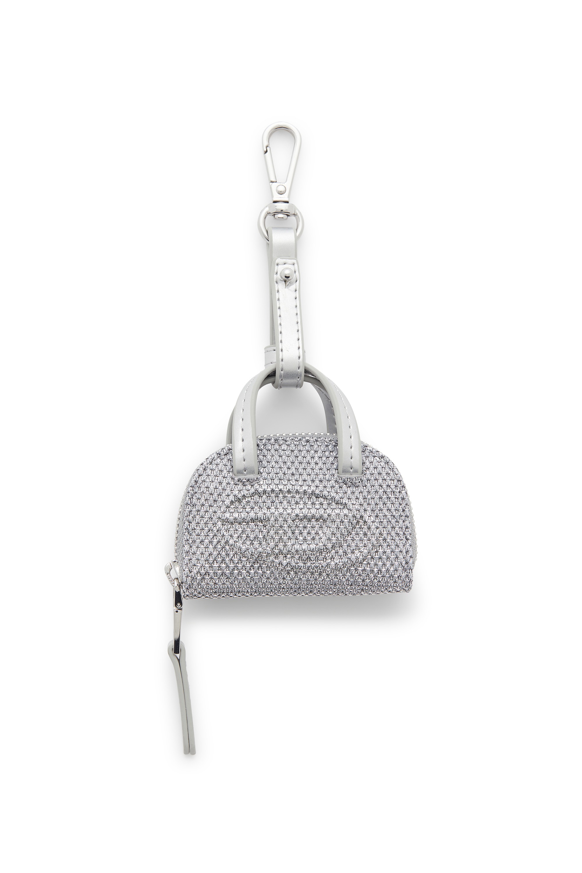 Silver 1DR Dome - Charm in Lurex fabric