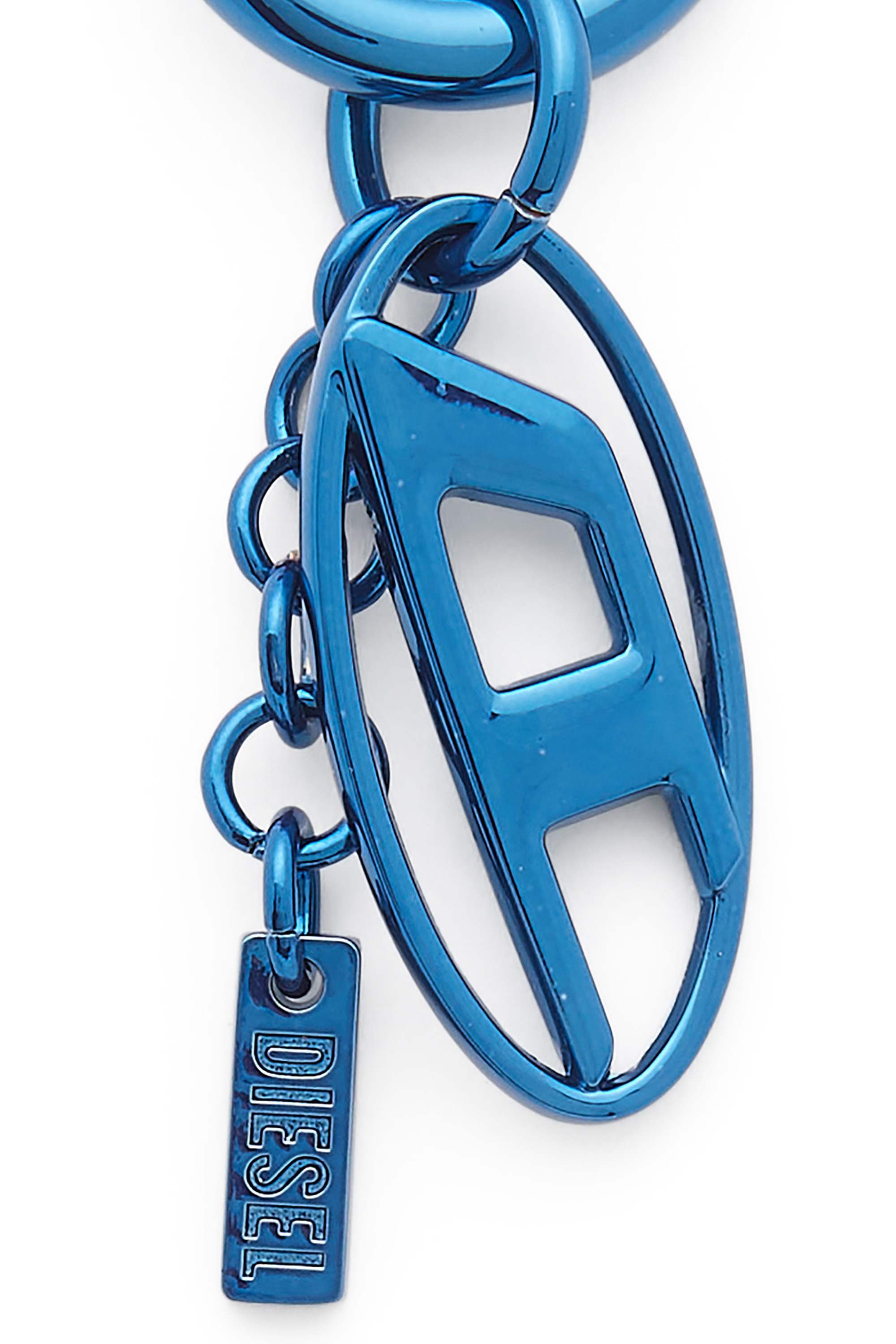 Blue Charm with Oval D charm