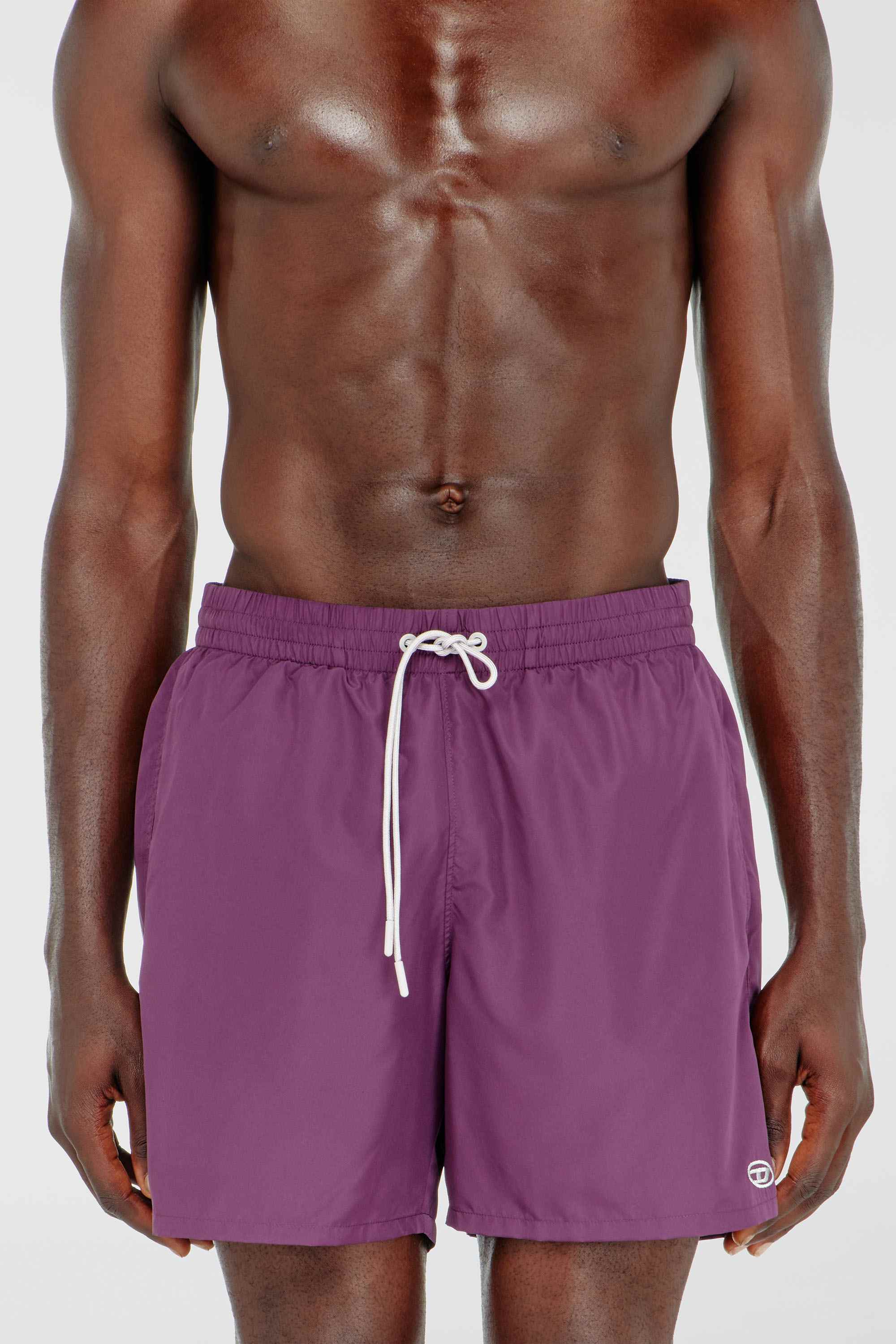 Hortensia Swim shorts with metallic Oval D logo