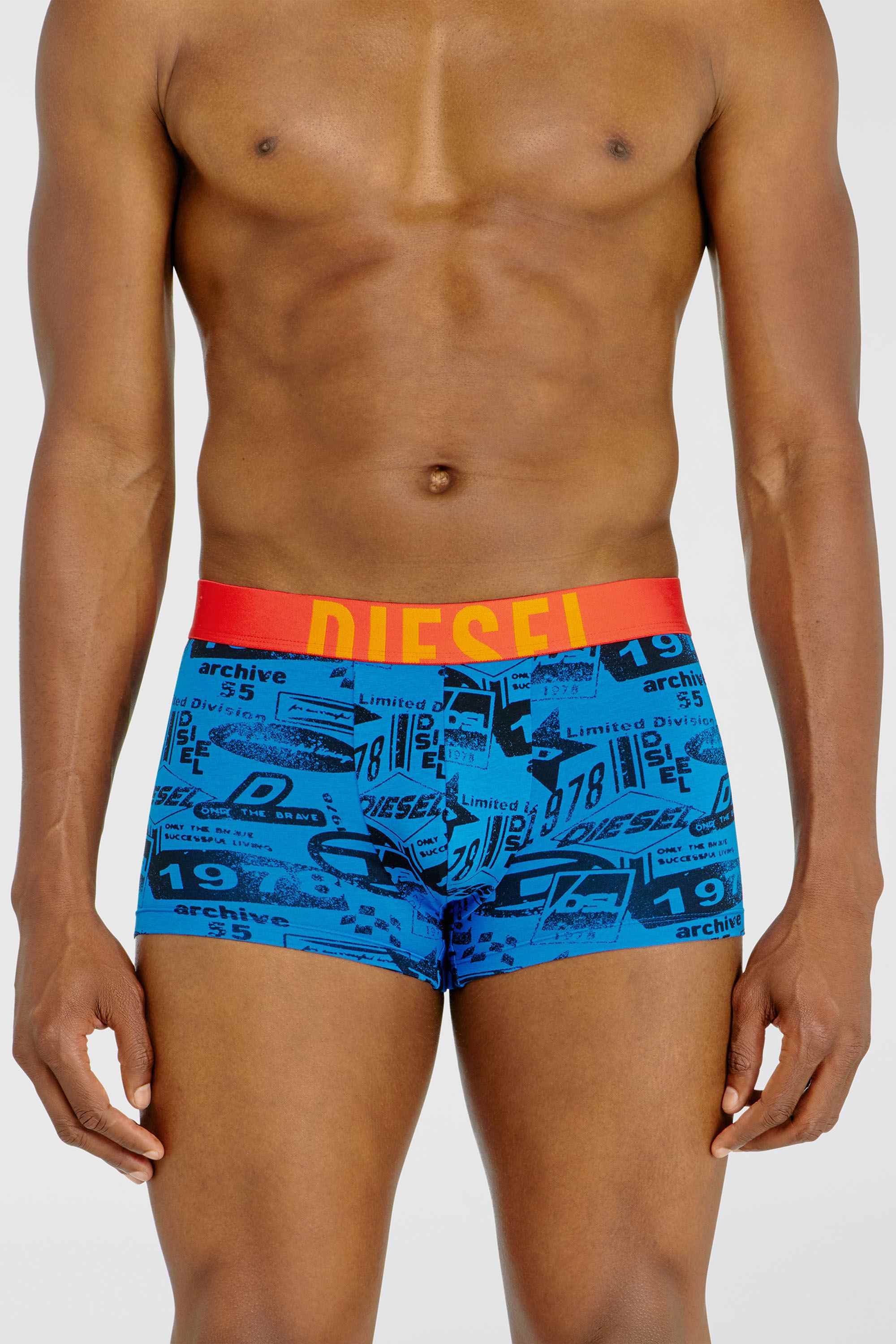 Multicolor 3-Pack Of Trunks With Contrast Details