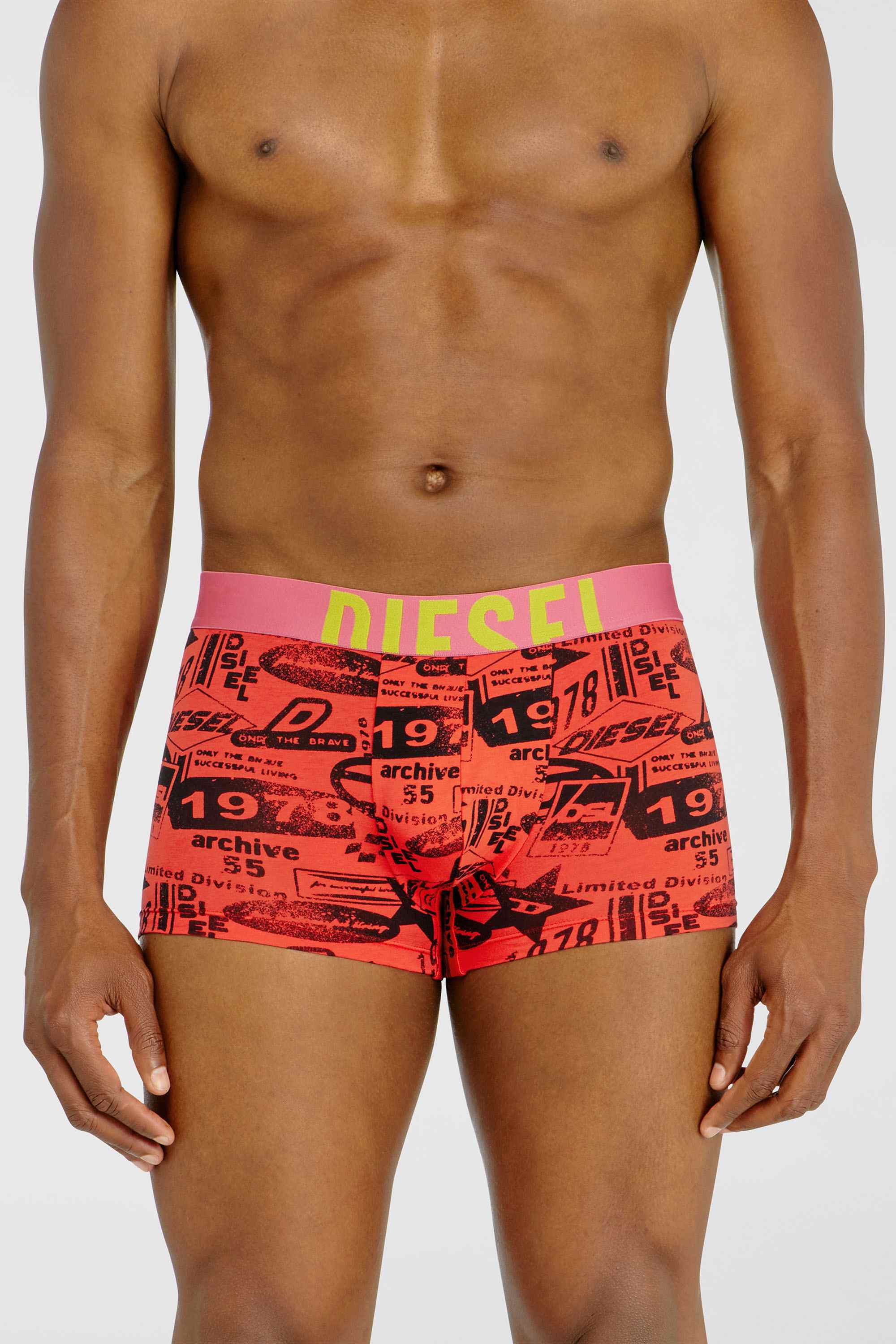 Multicolor 3-Pack Of Trunks With Contrast Details