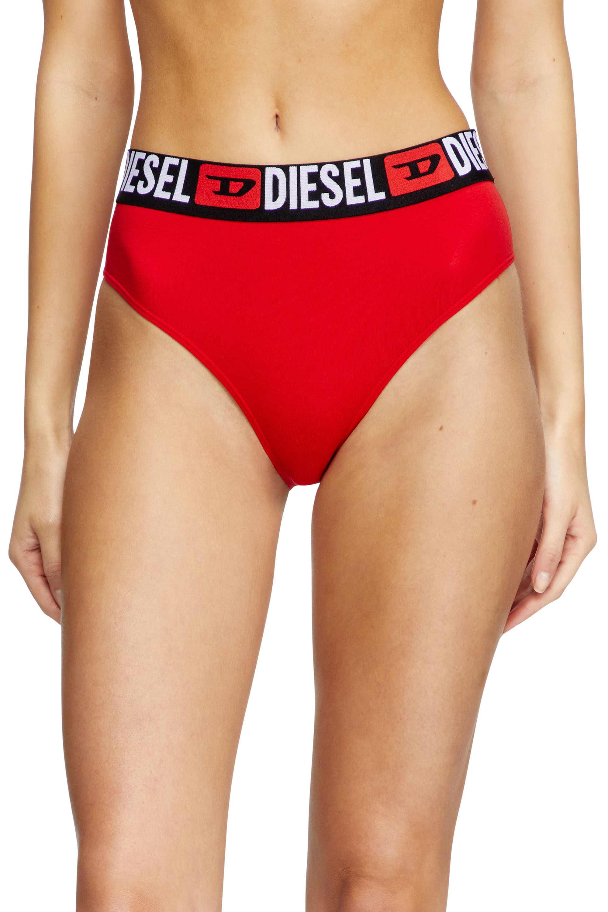 Three-pack briefs with maxi-logo waist