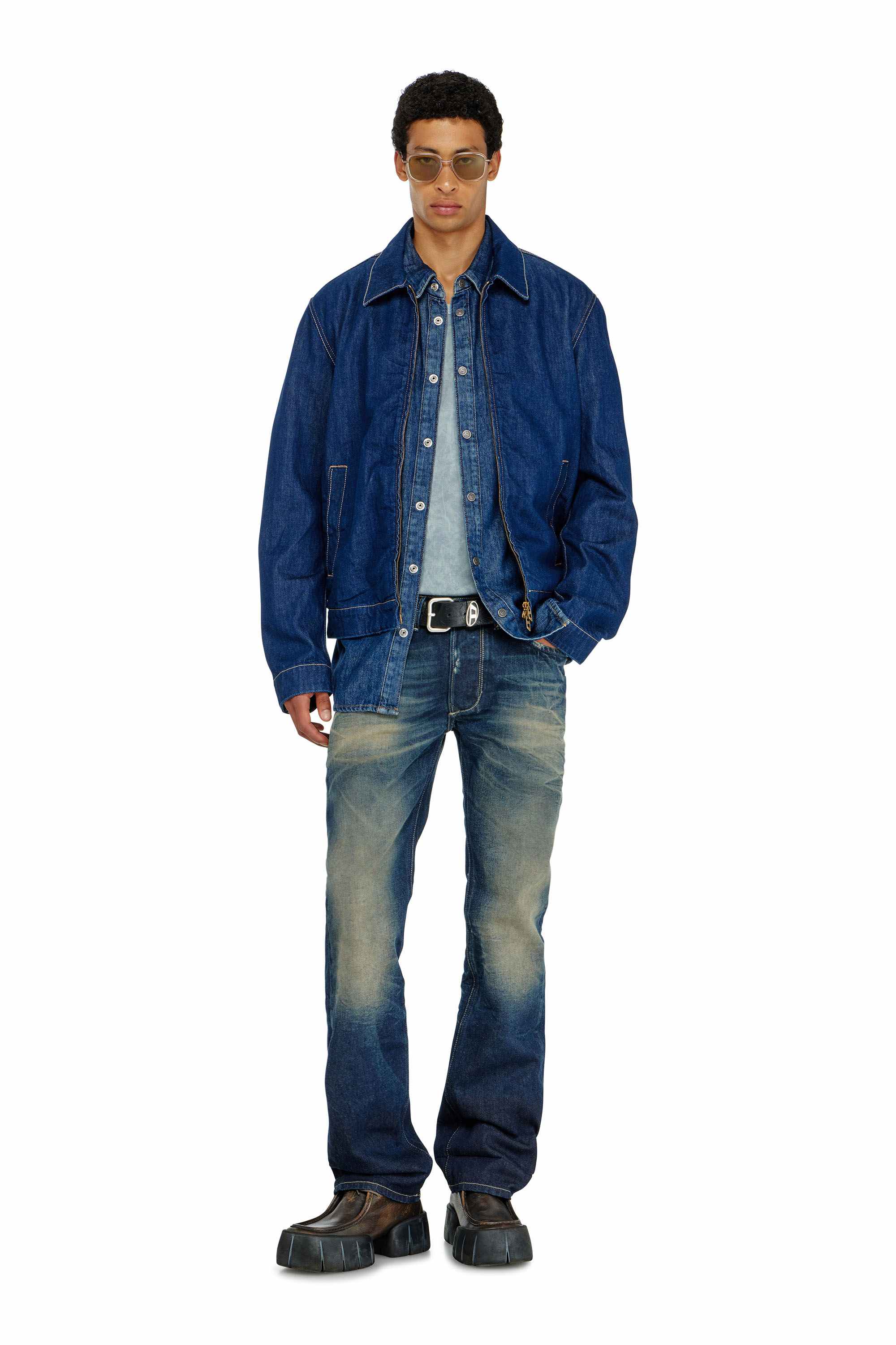 Blue Regular Jeans Low Waist 1985 Larkee