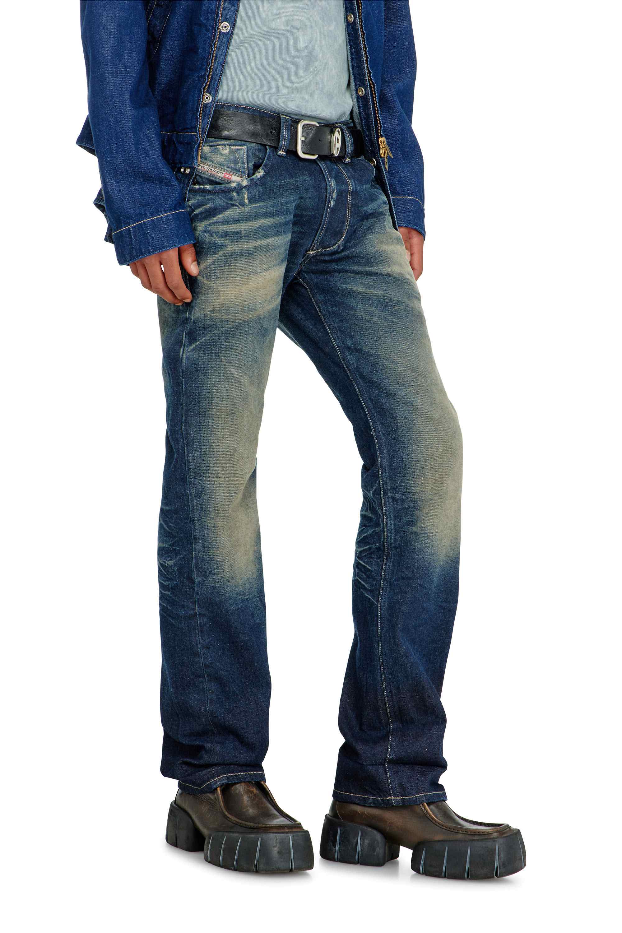Blue Regular Jeans Low Waist 1985 Larkee