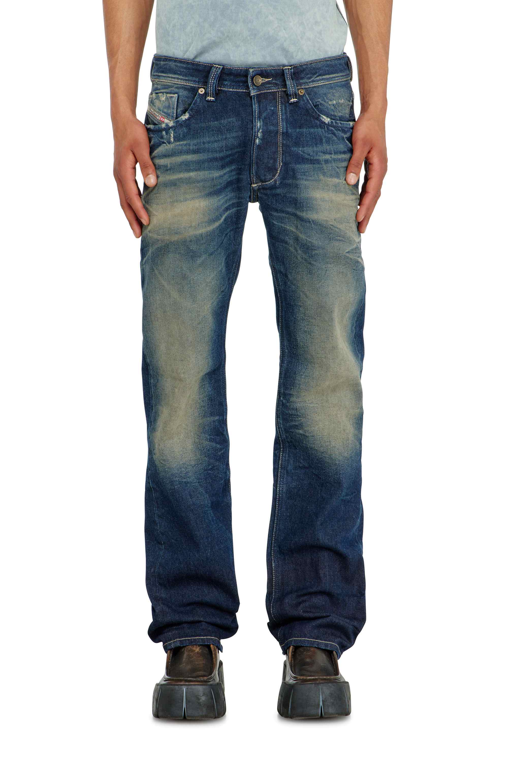 Blue Regular Jeans Low Waist 1985 Larkee