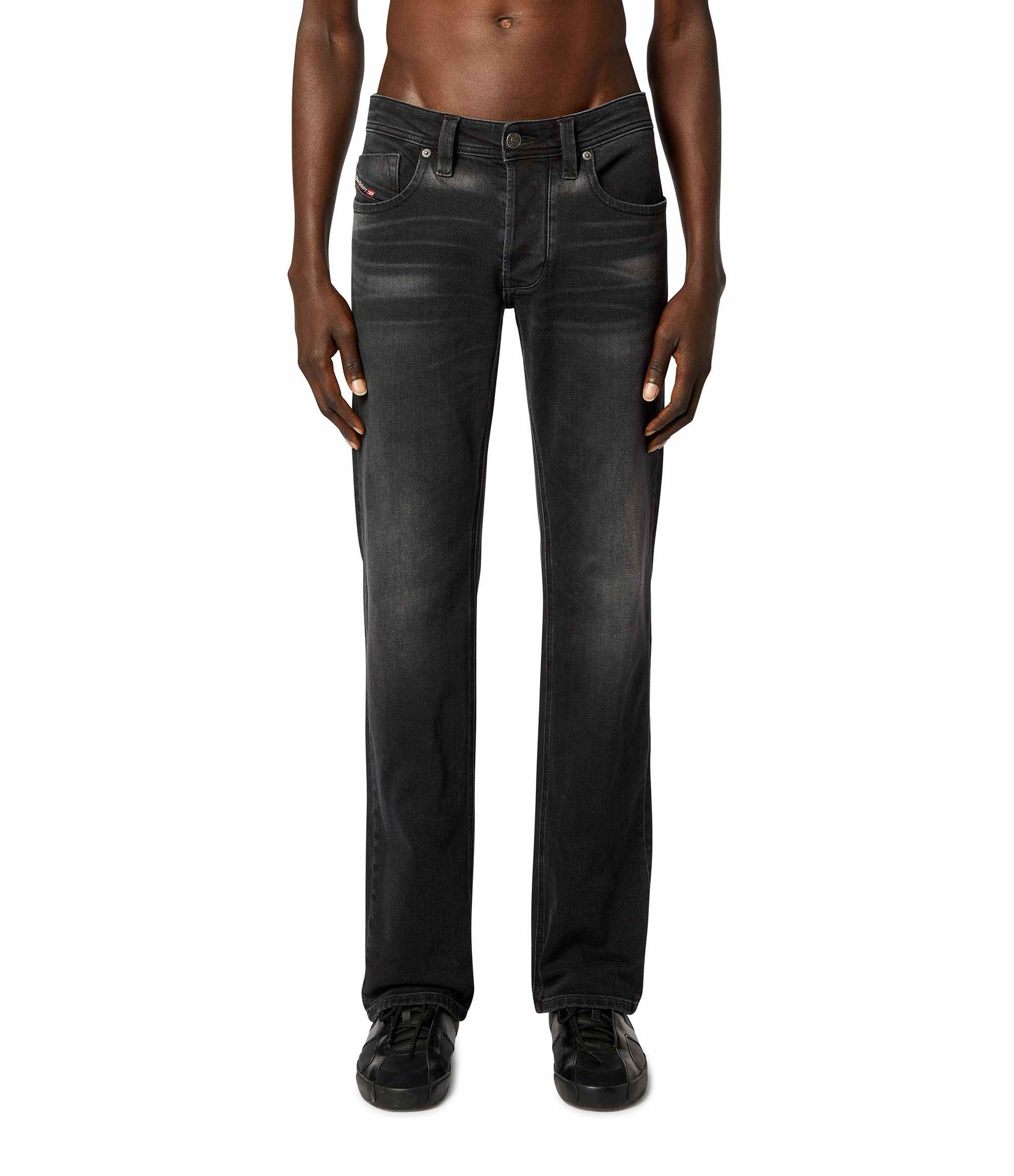 Black Regular Jeans Low Waist 1985 Larkee