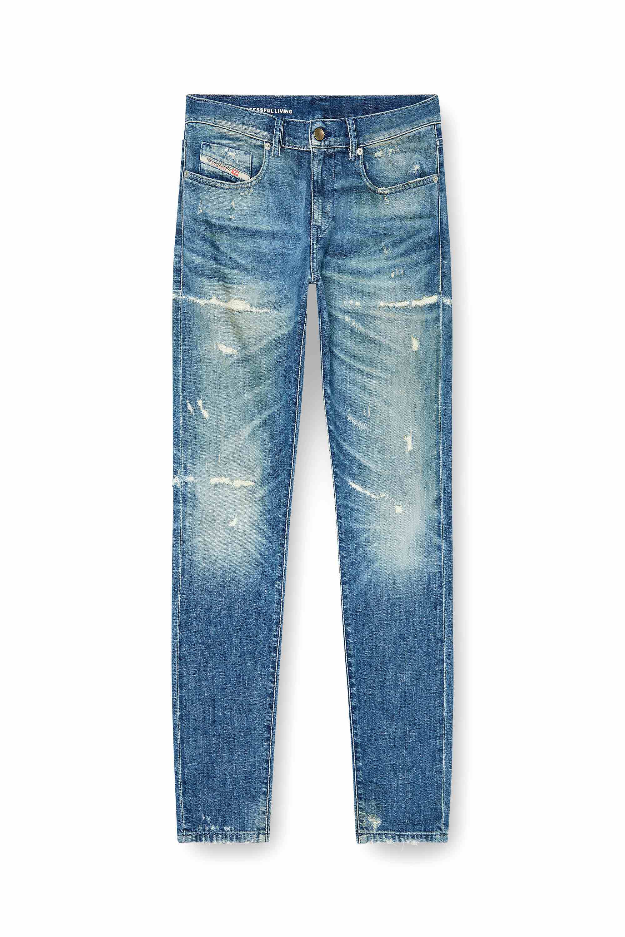 Blue Slim Jeans Regular Waist 2019 D-Strukt