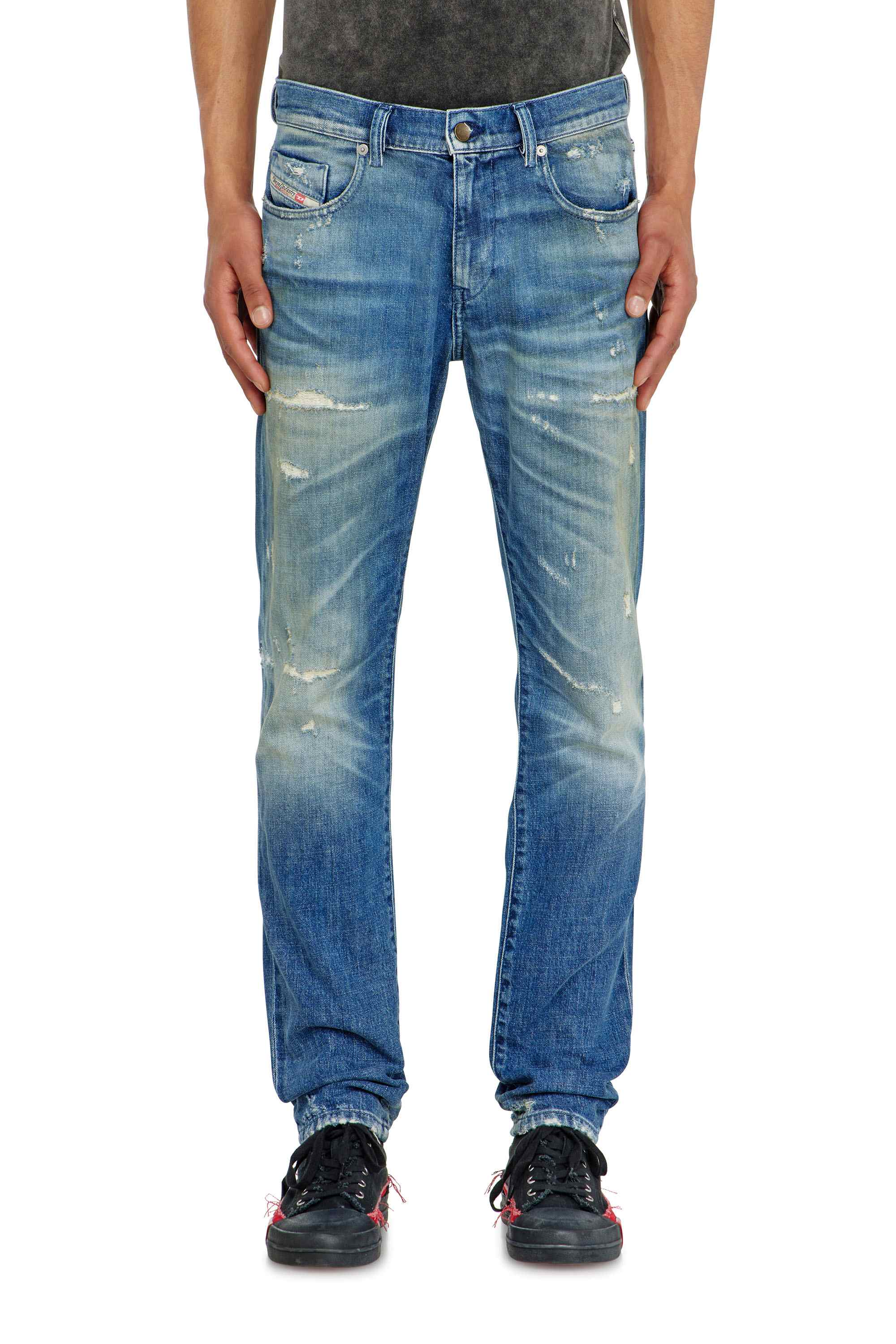 Blue Slim Jeans Regular Waist 2019 D-Strukt