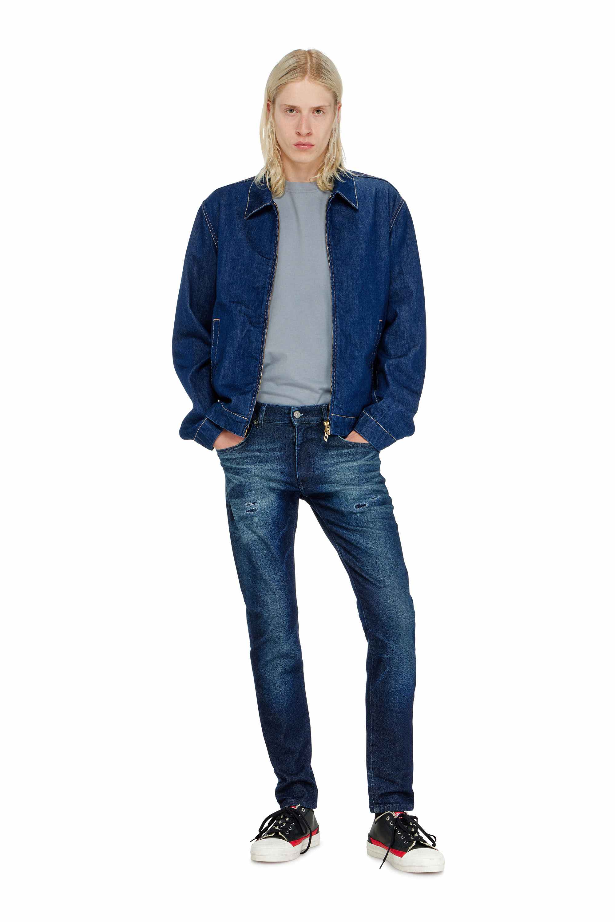 Dark blue Slim Jeans Regular Waist 2019 D-Strukt