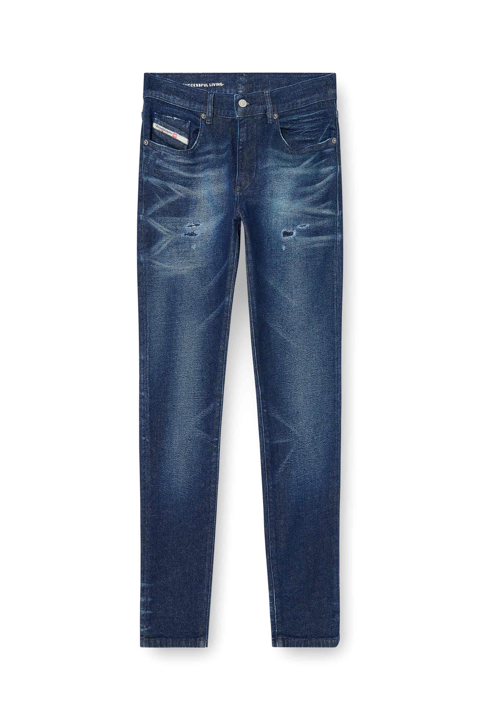 Dark blue Slim Jeans Regular Waist 2019 D-Strukt
