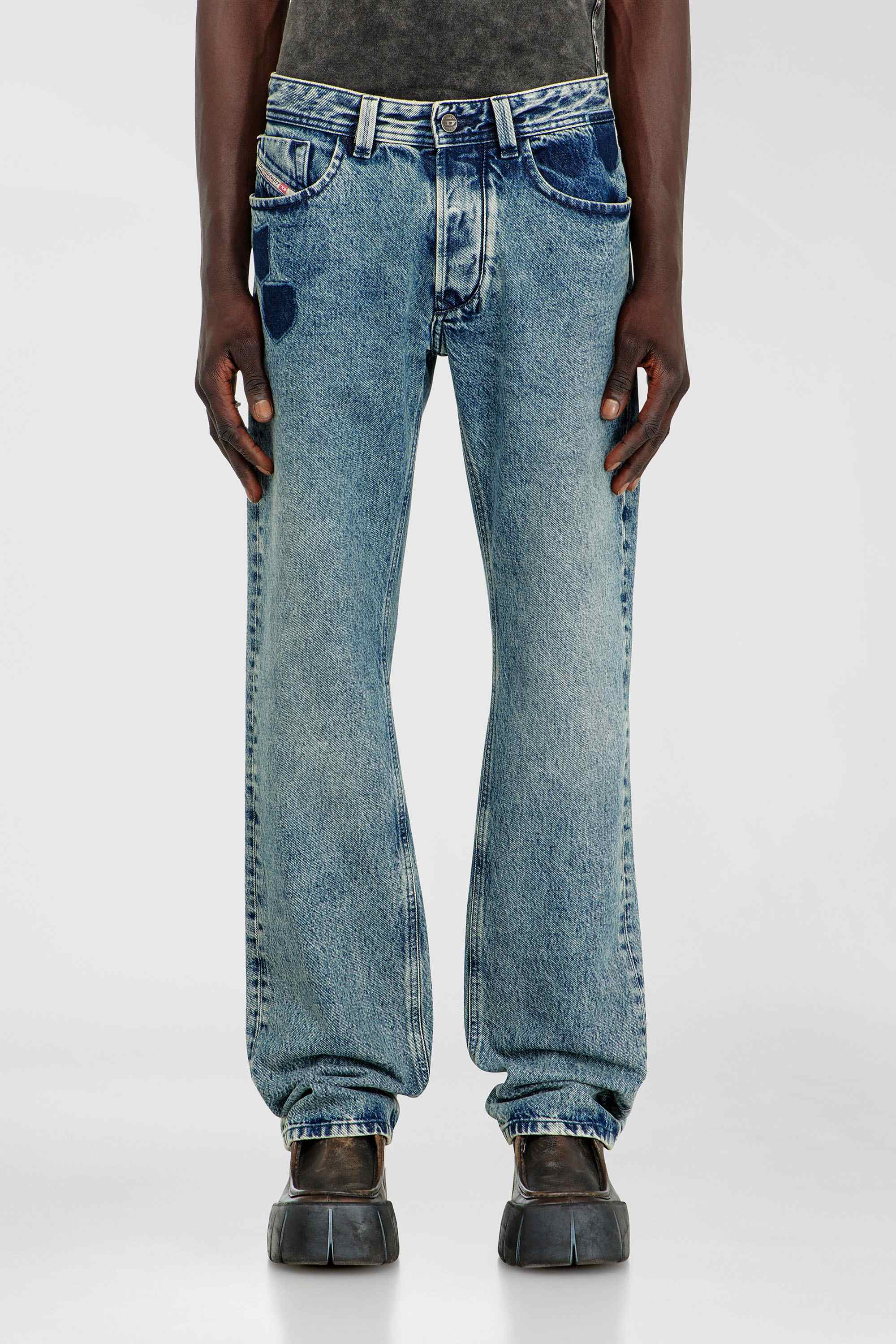Blue Regular Jeans Low Waist 1985 Larkee